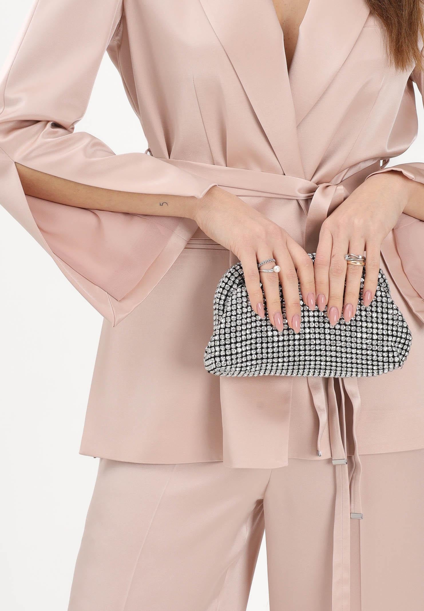 PINKO Giacca rosa da donna con cintura 106589A1Y5 Q35 PINKO