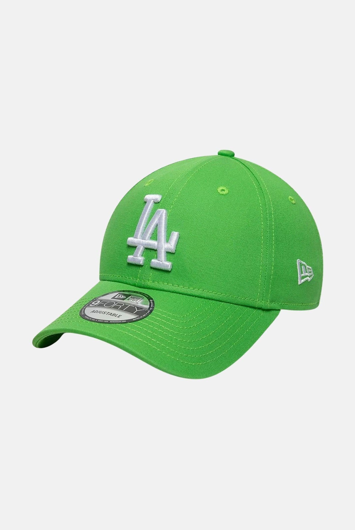 NEW ERA Cappello con visiera MLB League Essential LA Dodgers 9FORTY verde per uomo e donna 60856343 . NEW ERA