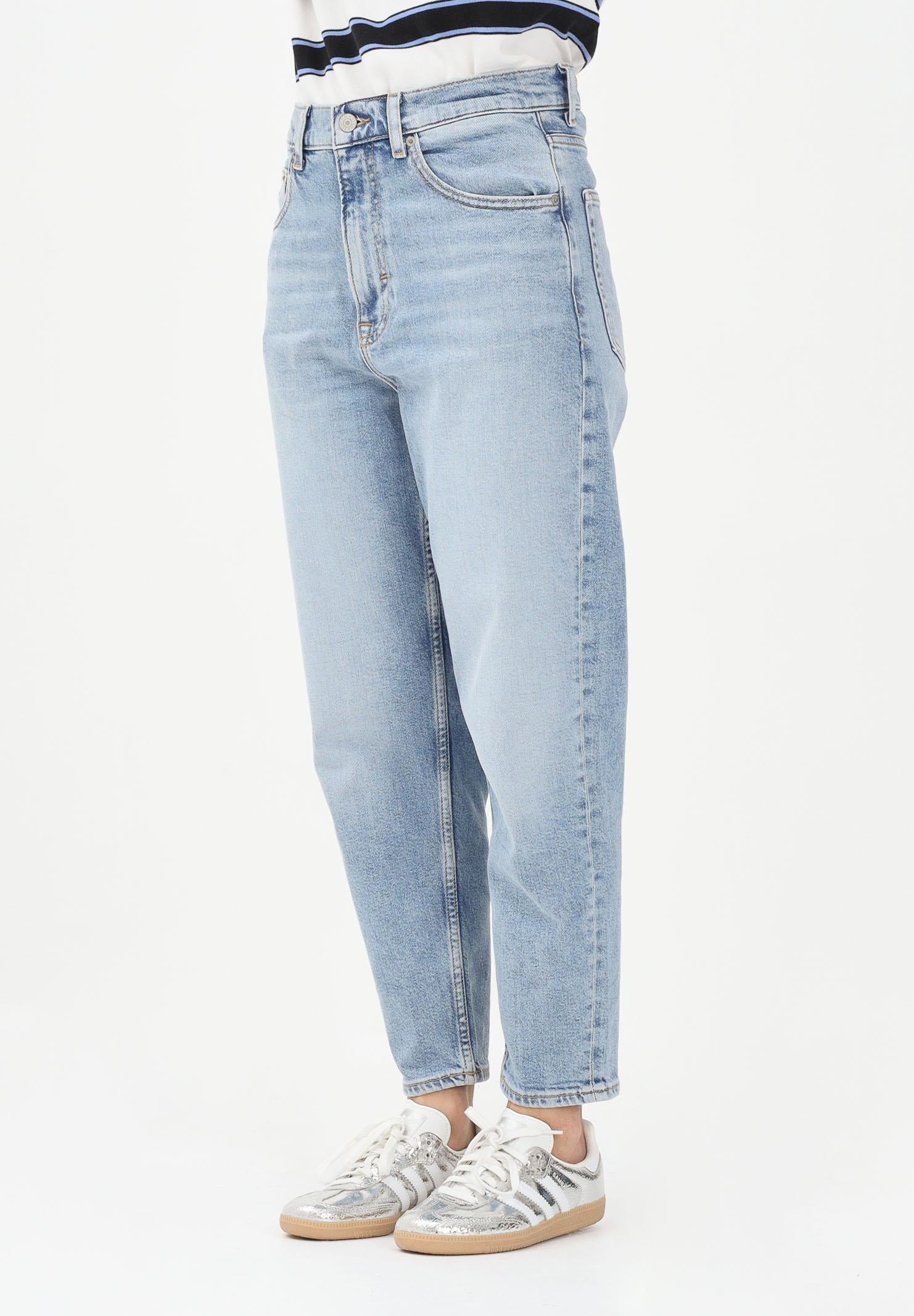 TOMMY JEANS Jeans in denim chiaro da donna mom fit DW0DW20041 1AB TOMMY JEANS