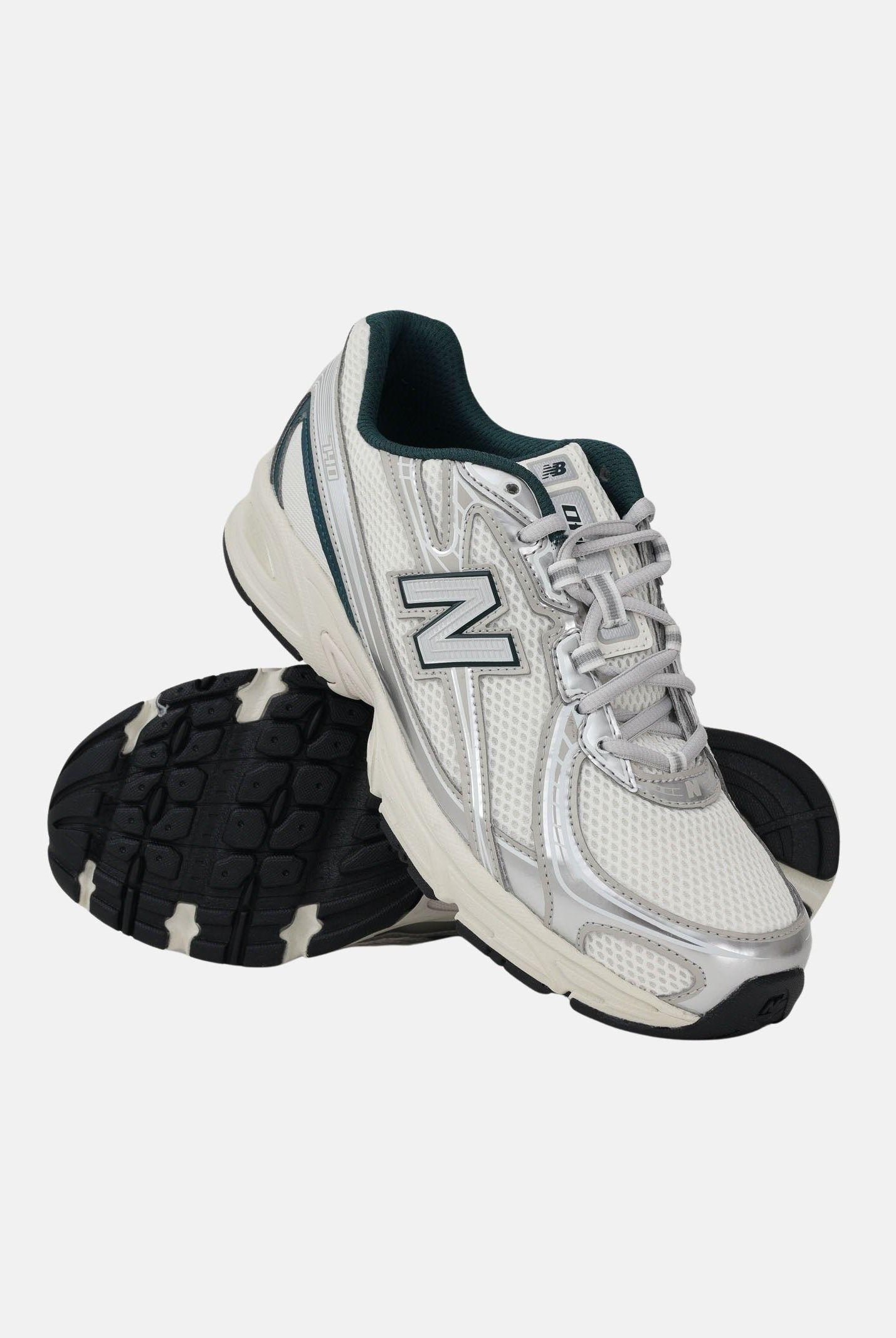 NEW BALANCE Sneakers 740 bianche, argento e verdi da uomo U7402EL . NEW BALANCE