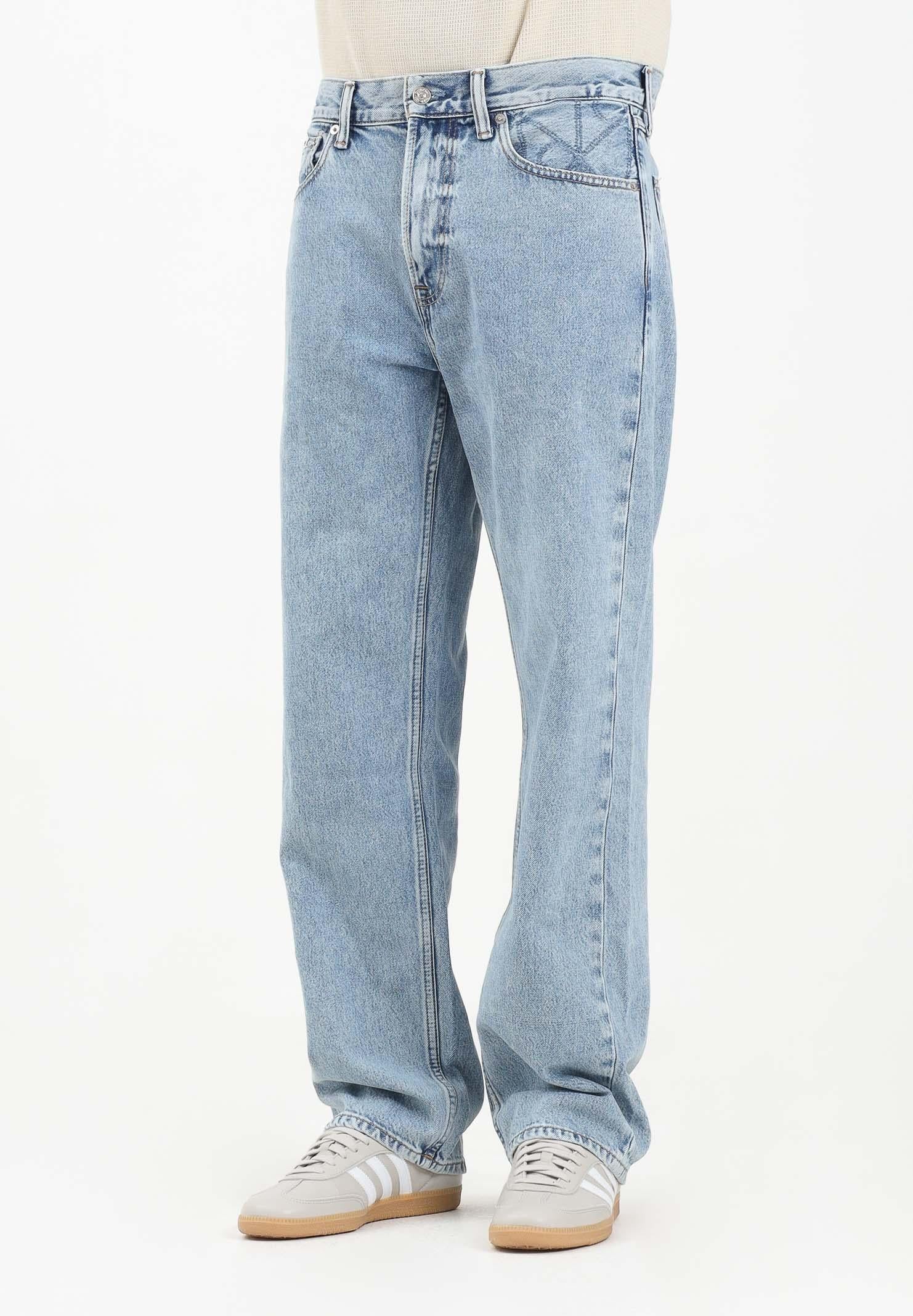 CALVIN KLEIN JEANS Jeans in denim chiaro da uomo LV04RD710G03V . CALVIN KLEIN JEANS