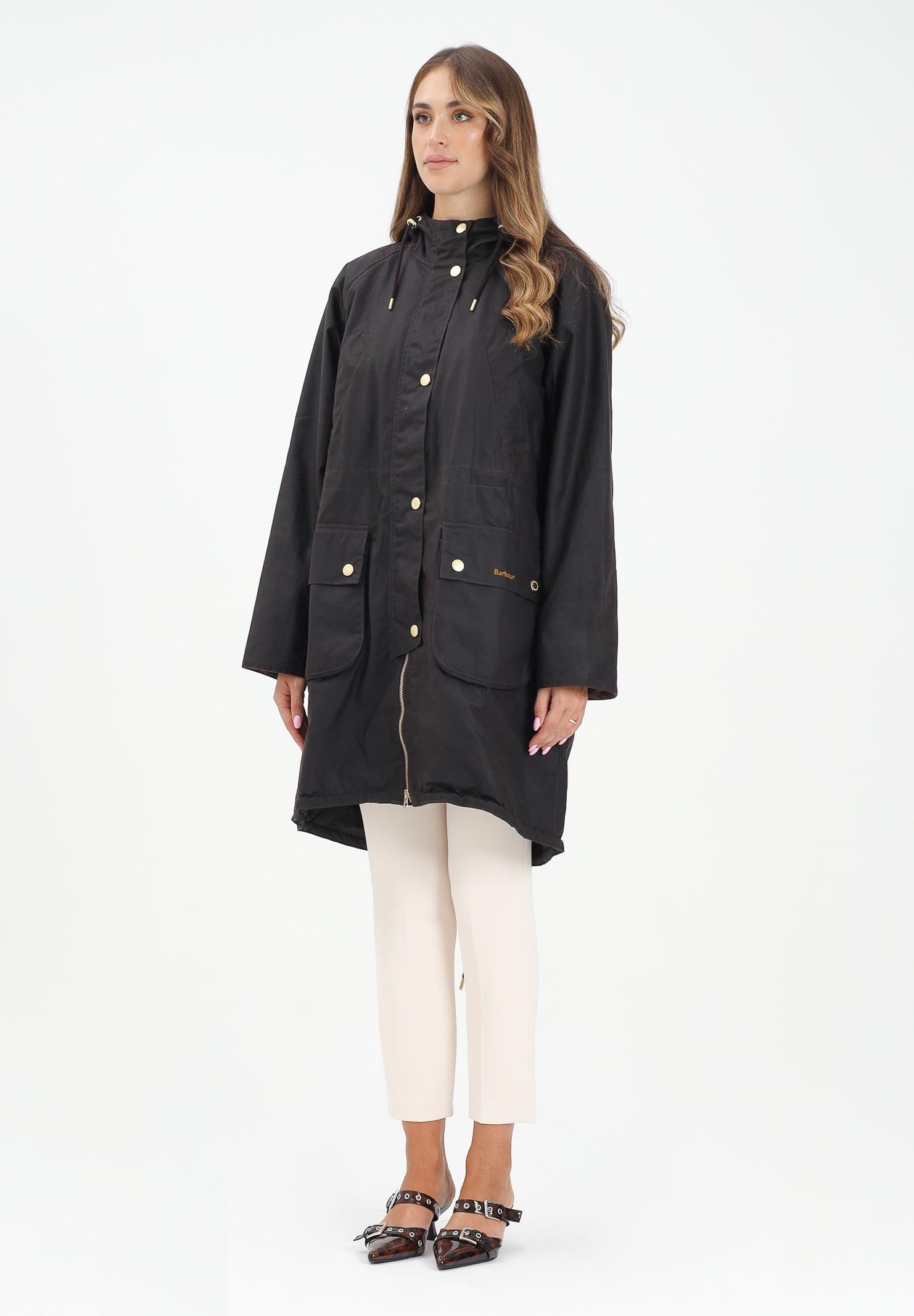 BARBOUR Parka Marcy nero da donna 252MLWX1456 RU91 BARBOUR