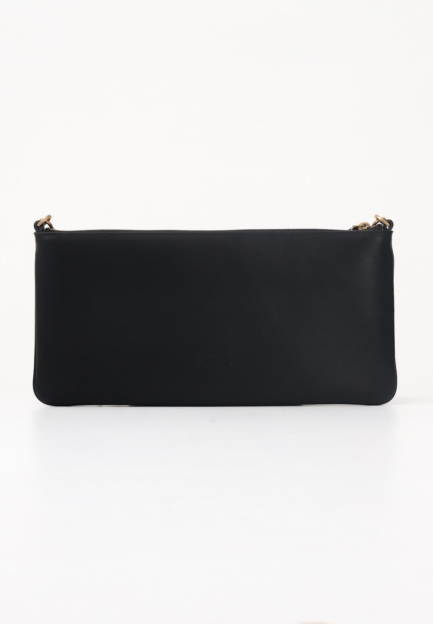 PINKO Pochette Horizontal Flat Bag nera da donna 102747A0F1 Z99Q PINKO