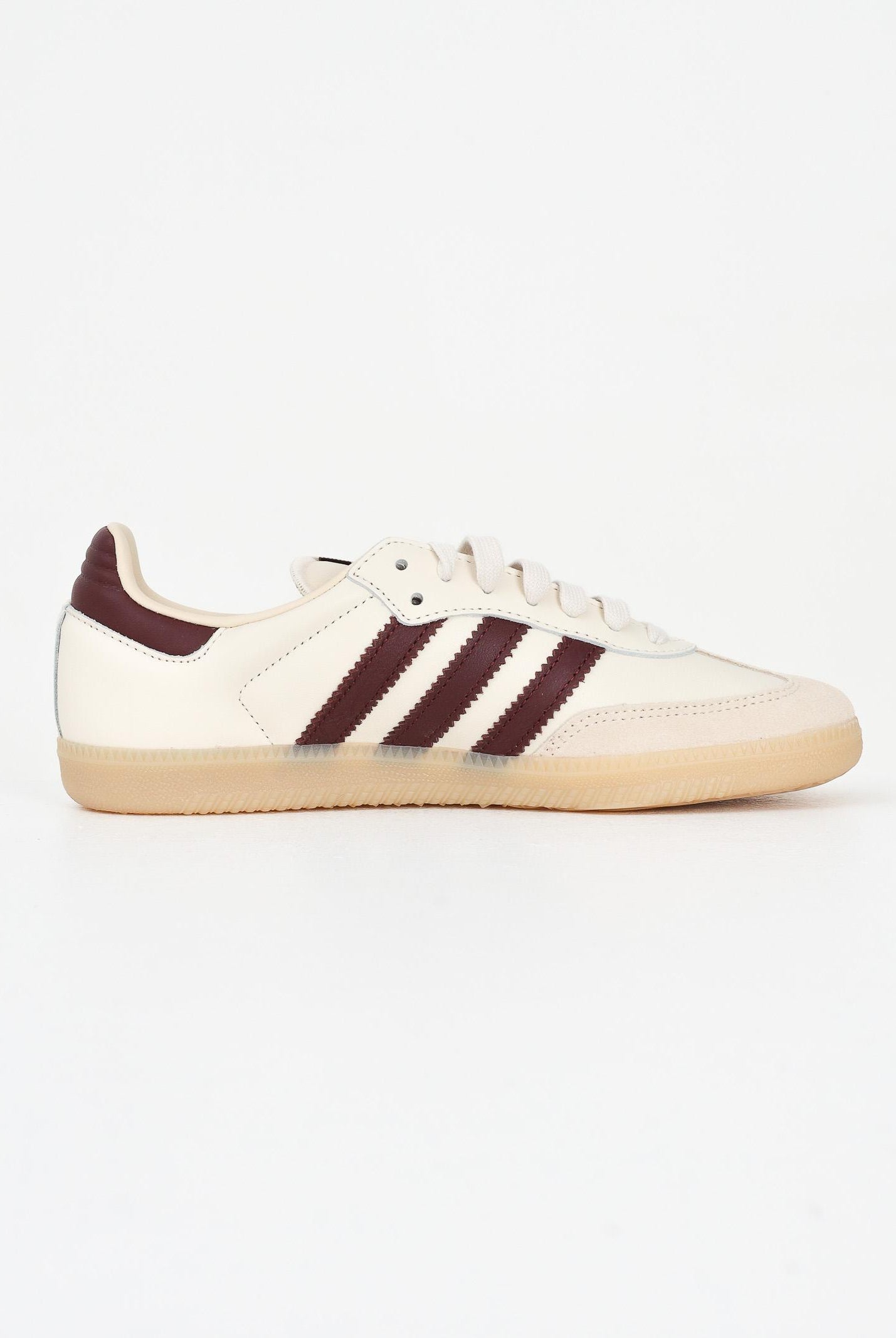 ADIDAS ORIGINALS Sneakers Samba OG beige e bordeaux per uomo e donna JS3830 . ADIDAS ORIGINALS