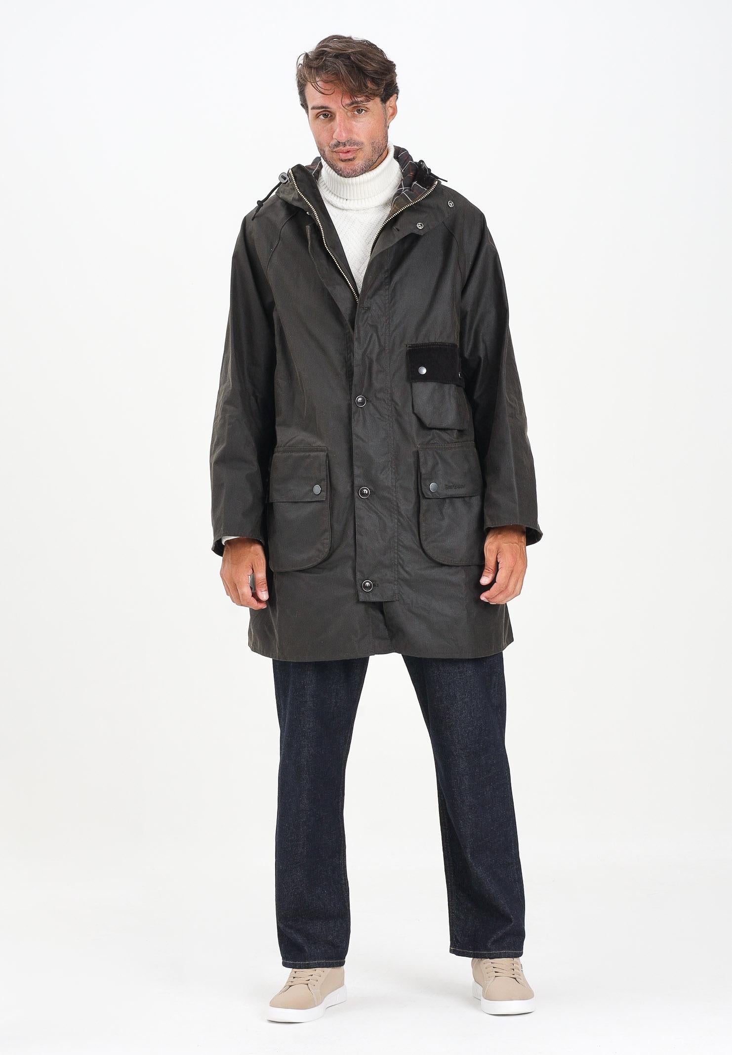 BARBOUR Parka Solway verde oliva da uomo 252MMWX2481 OL71 BARBOUR