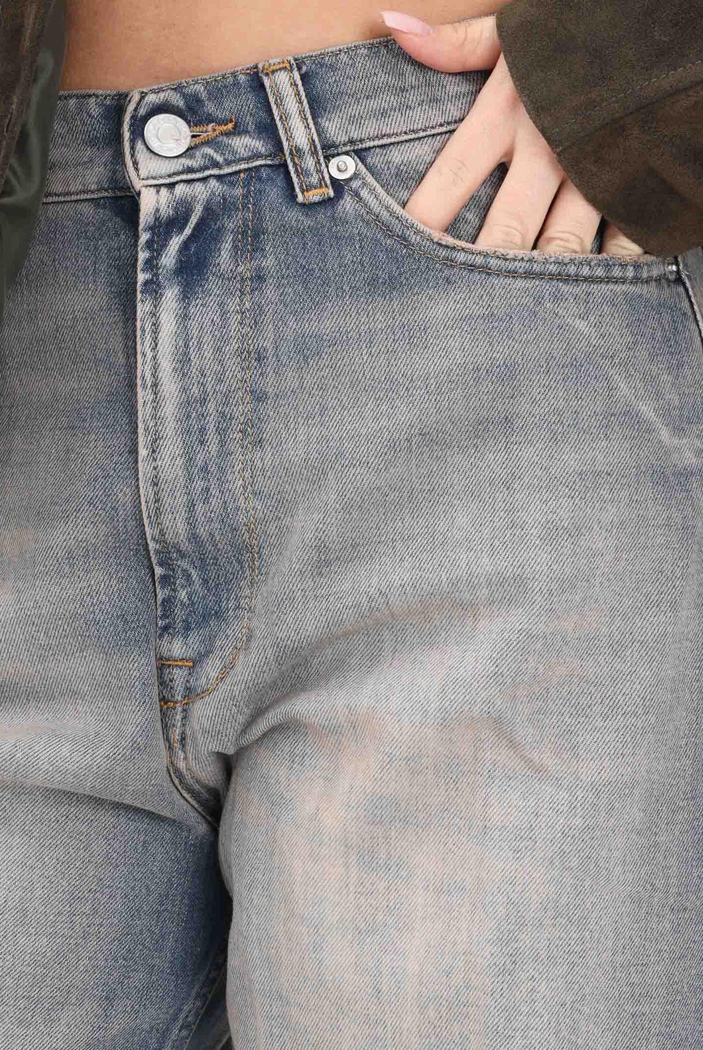 VICOLO Jeans Laila in denim chiaro sabbiato da donna DAB5081 DEBL VICOLO