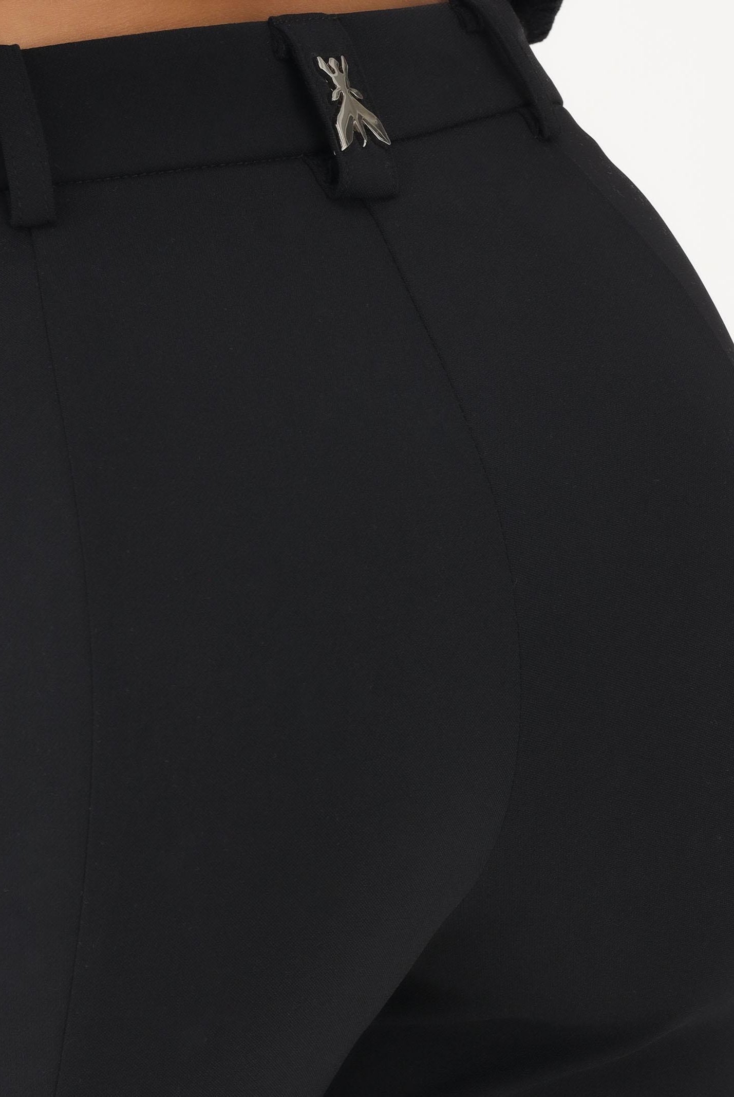 PATRIZIA PEPE Pantalone elegante nero da donna in crêpe 8P0781A6F5 K103 PATRIZIA PEPE