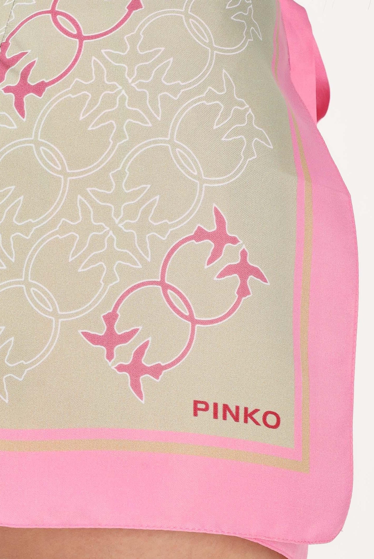 PINKO Shorts multicolore da donna con logo all-over 106733A39F NA0 PINKO