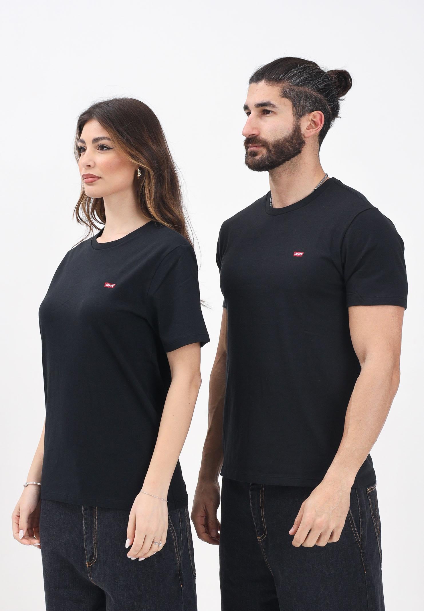 LEVI'S® T-shirt a manica corta Housemark nera per uomo e donna 56605-0009 . LEVI'S®