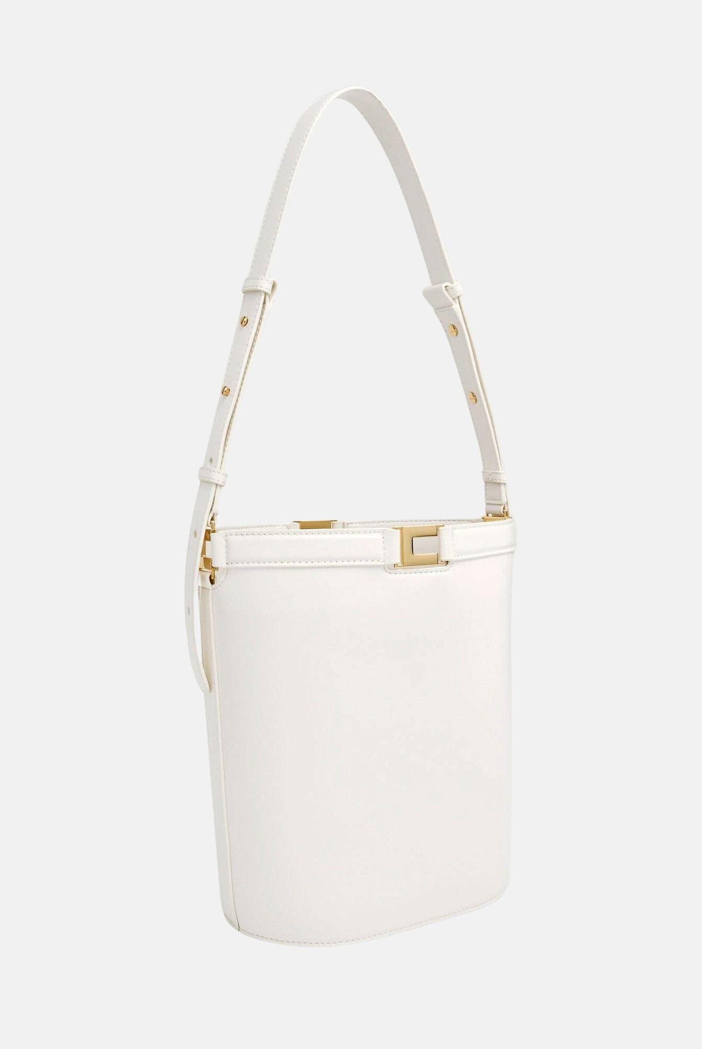 ELISABETTA FRANCHI Borsa a secchiello burro da donna BS16A61E2 193 ELISABETTA FRANCHI