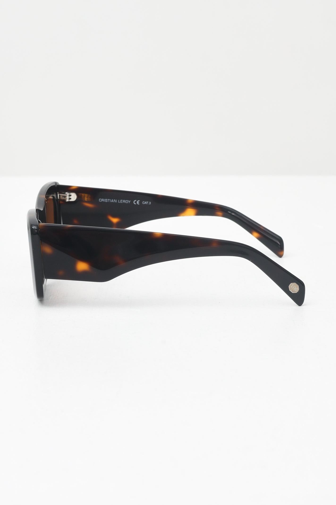 CRISTIAN LEROY Occhiali da sole tartarugati da donna 25064 02 CRISTIAN LEROY