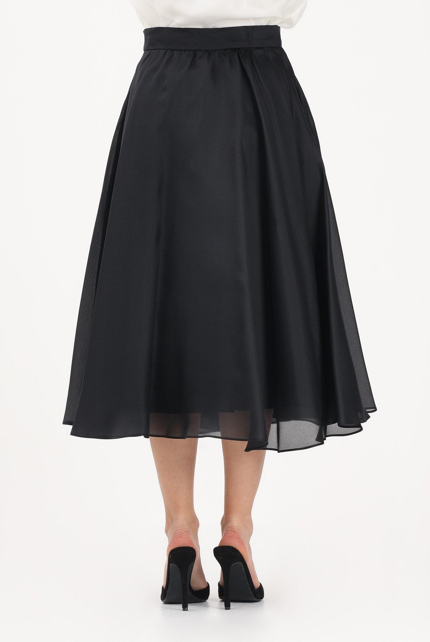 MAX MARA Gonna midi MSECALLE nera da donna 2616101023600 004 MAX MARA