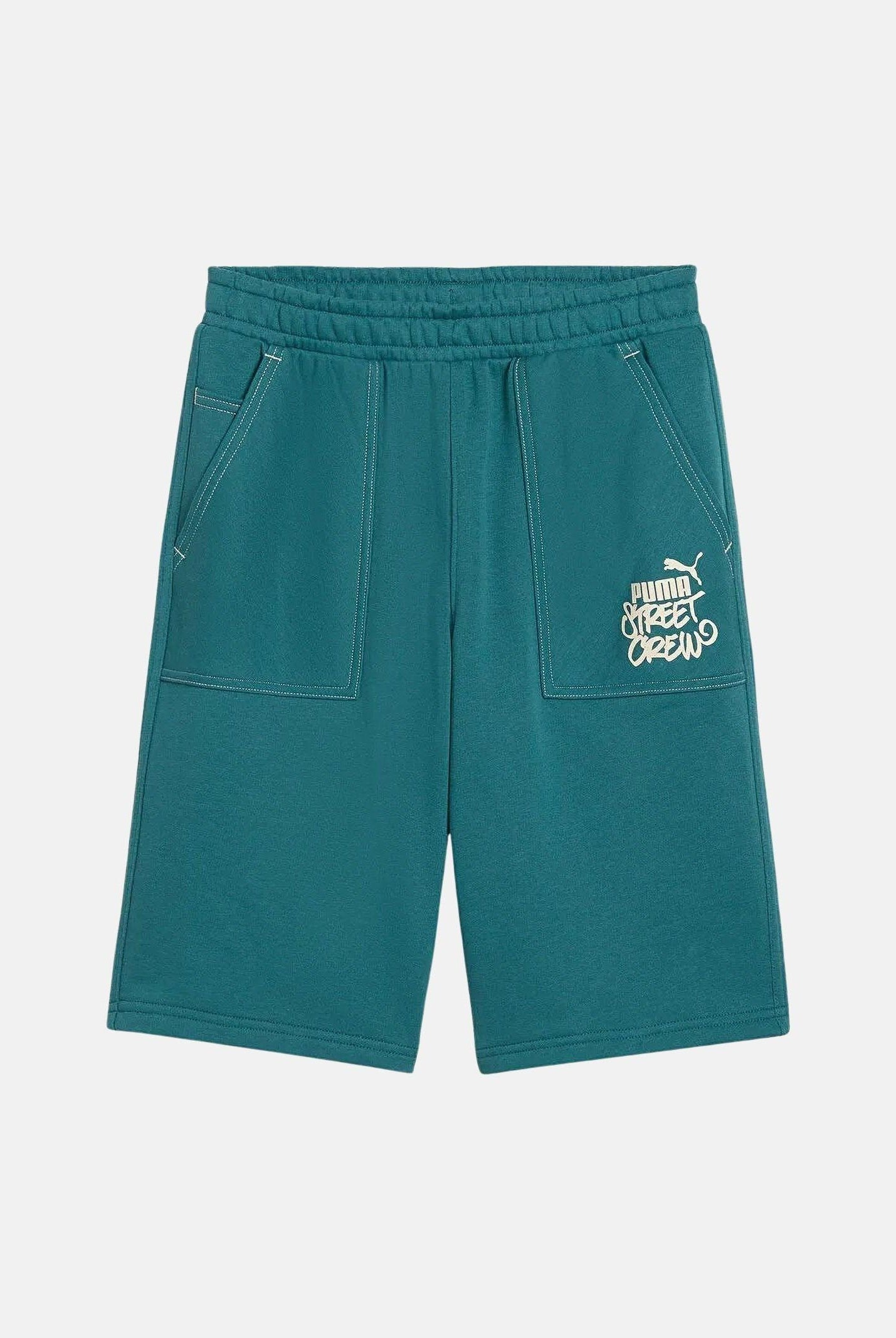 PUMA Shorts sportivo MID 90s verde petrolio per bambino e bambina 691748 41 PUMA