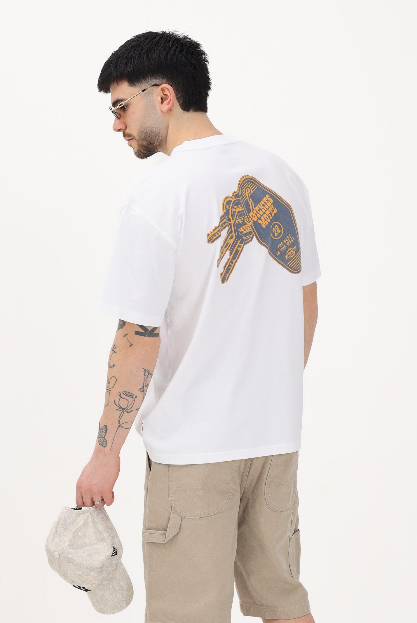 DICKIES T-shirt a manica corta Plain City bianca da uomo DK0A88JI0WH1 . DIckies