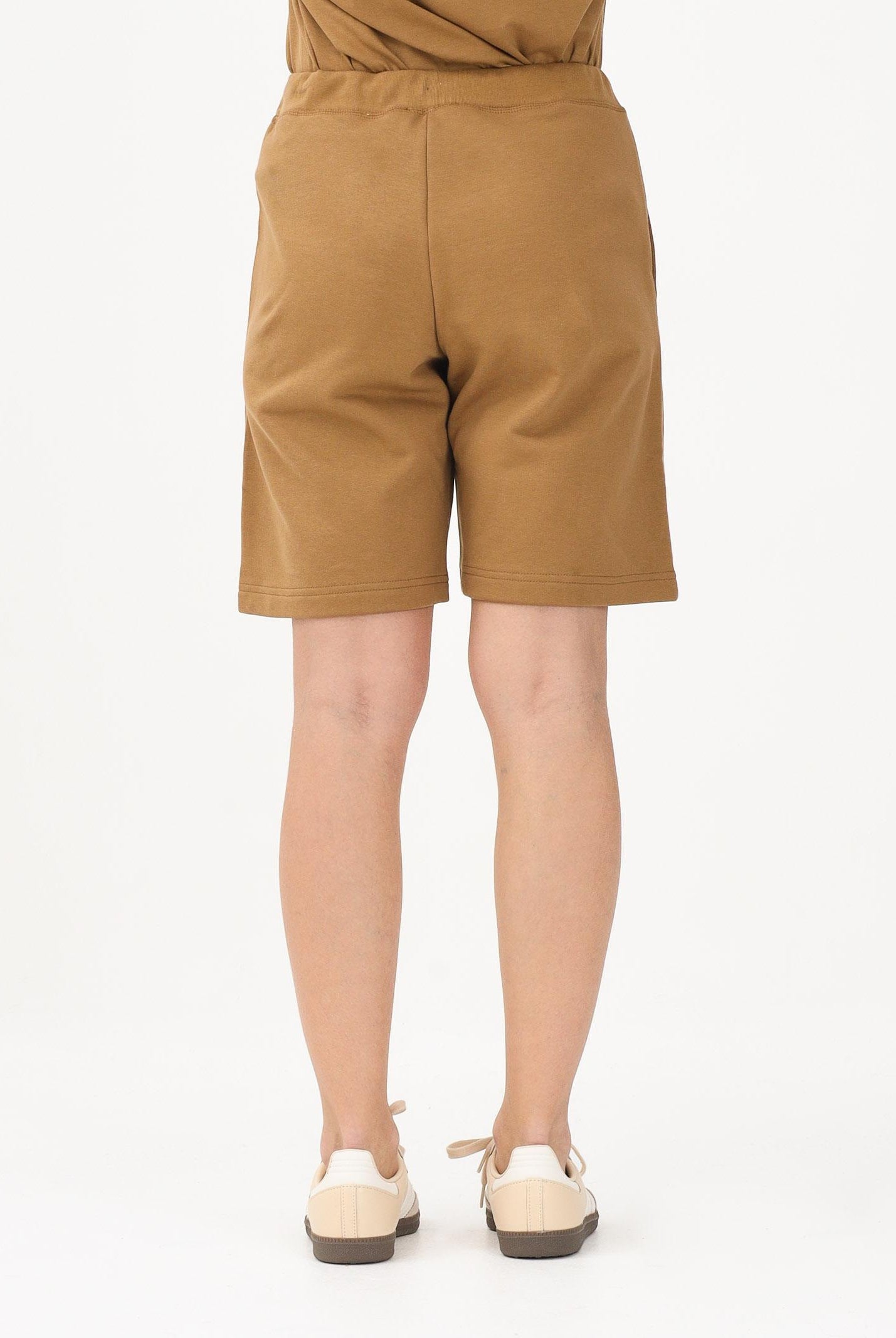 DSQUARED2 Shorts sportivo marrone per donna, ragazzi e bambini con stampa logo DQ2738D0094 DQ730 DSQUARED2