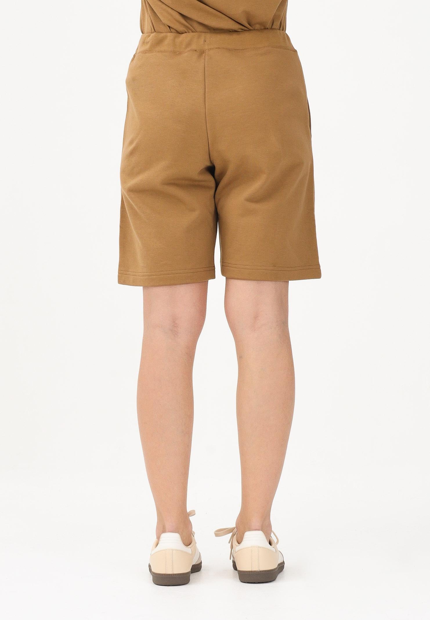 DSQUARED2 Shorts sportivo marrone per donna, ragazzi e bambini con stampa logo DQ2738D0094 DQ730 DSQUARED2