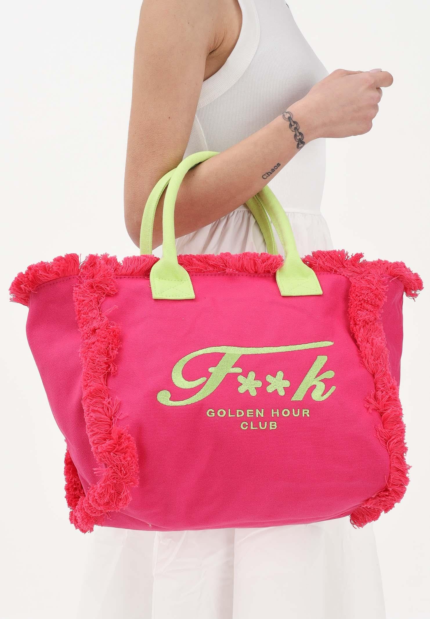 F**K Borsa mare fucsia da donna con logo FA26-SW0101FX . F**K
