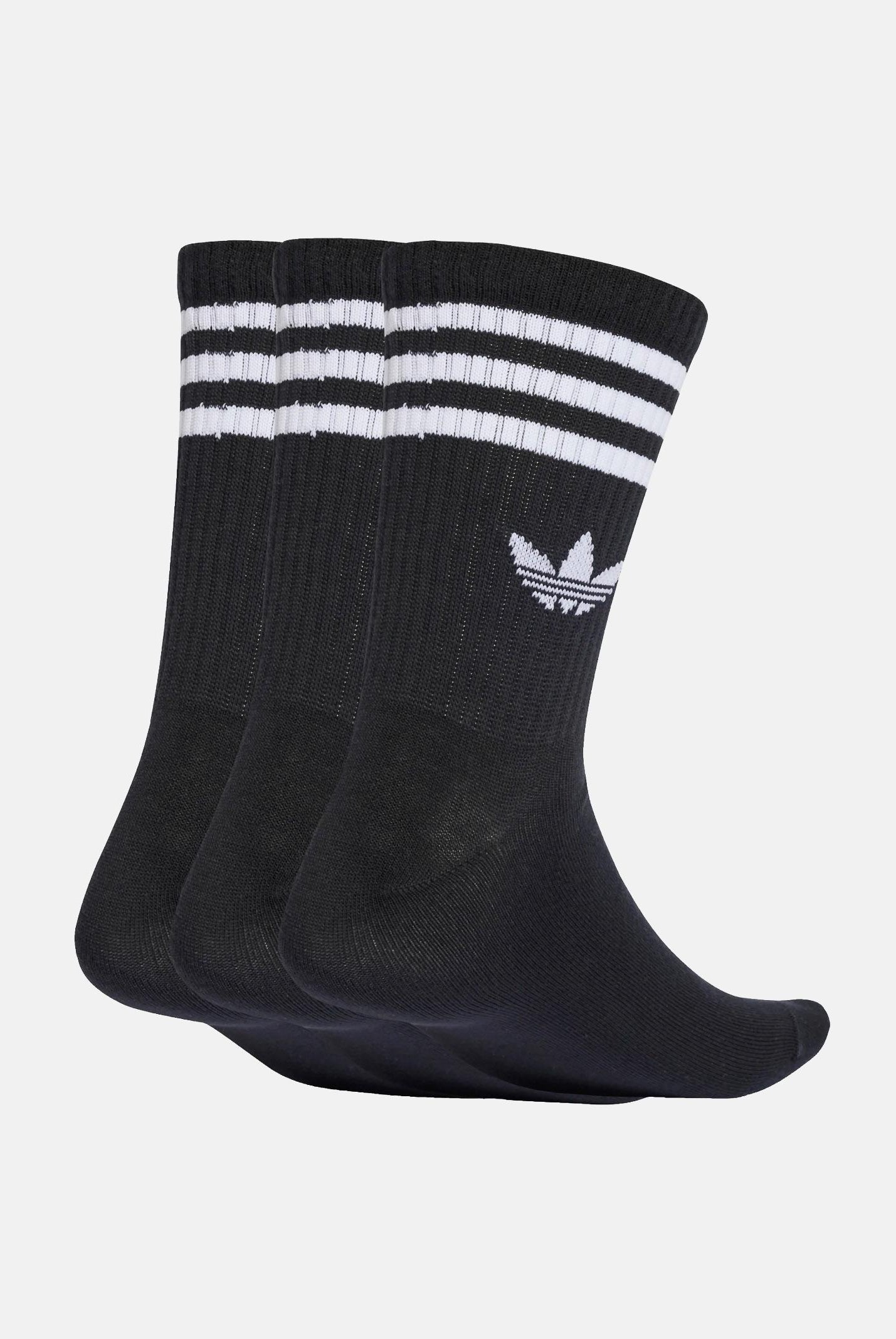 ADIDAS ORIGINALS Calzini con 3 Stripes, 3 paia, neri per uomo e donna JV7402 . ADIDAS ORIGINALS