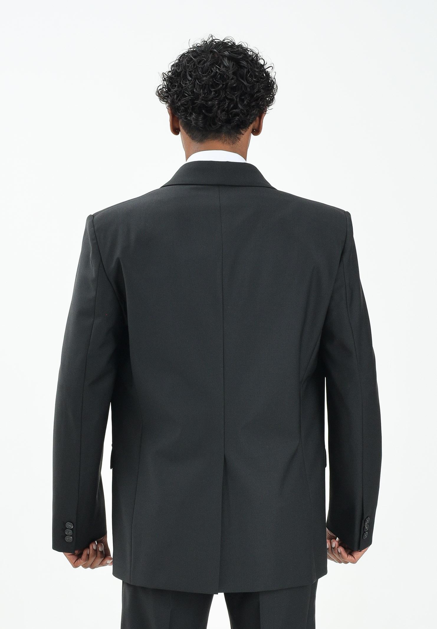 PATRIZIA PEPE Giacca (IM)PERFECTION monopetto nera da uomo 5S754RA1WK K102 PATRIZIA PEPE