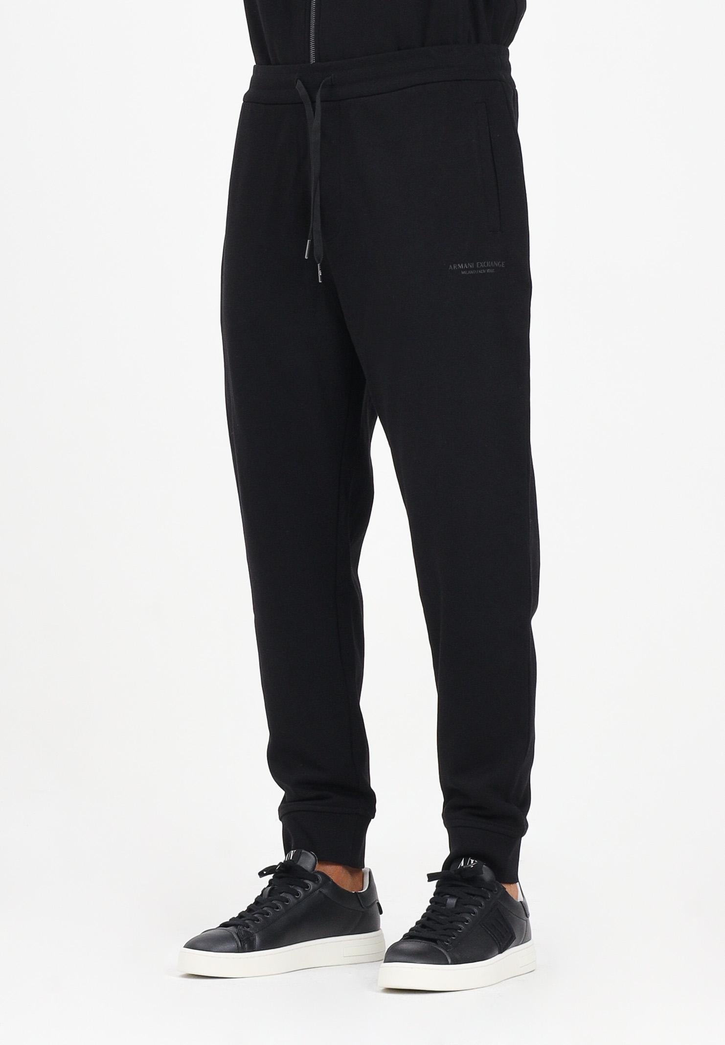 ARMANI EXCHANGE Pantalone sportivo nero da uomo con logo XM001299AF20934 UC001 ARMANI EXCHANGE