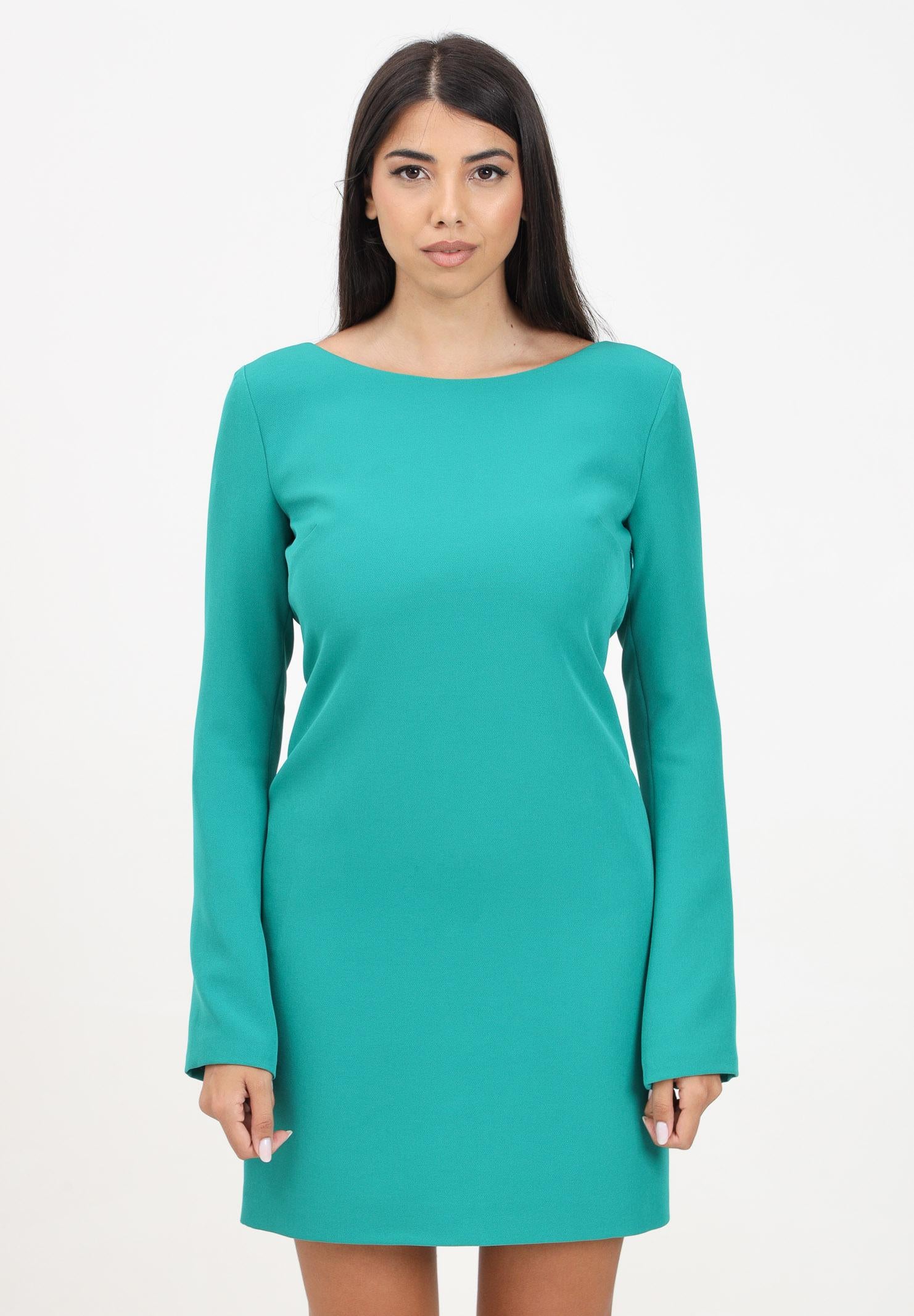 Abito corto verde da donna con schiena scoperta 77PAO914N0373 180 JUST CAVALLI