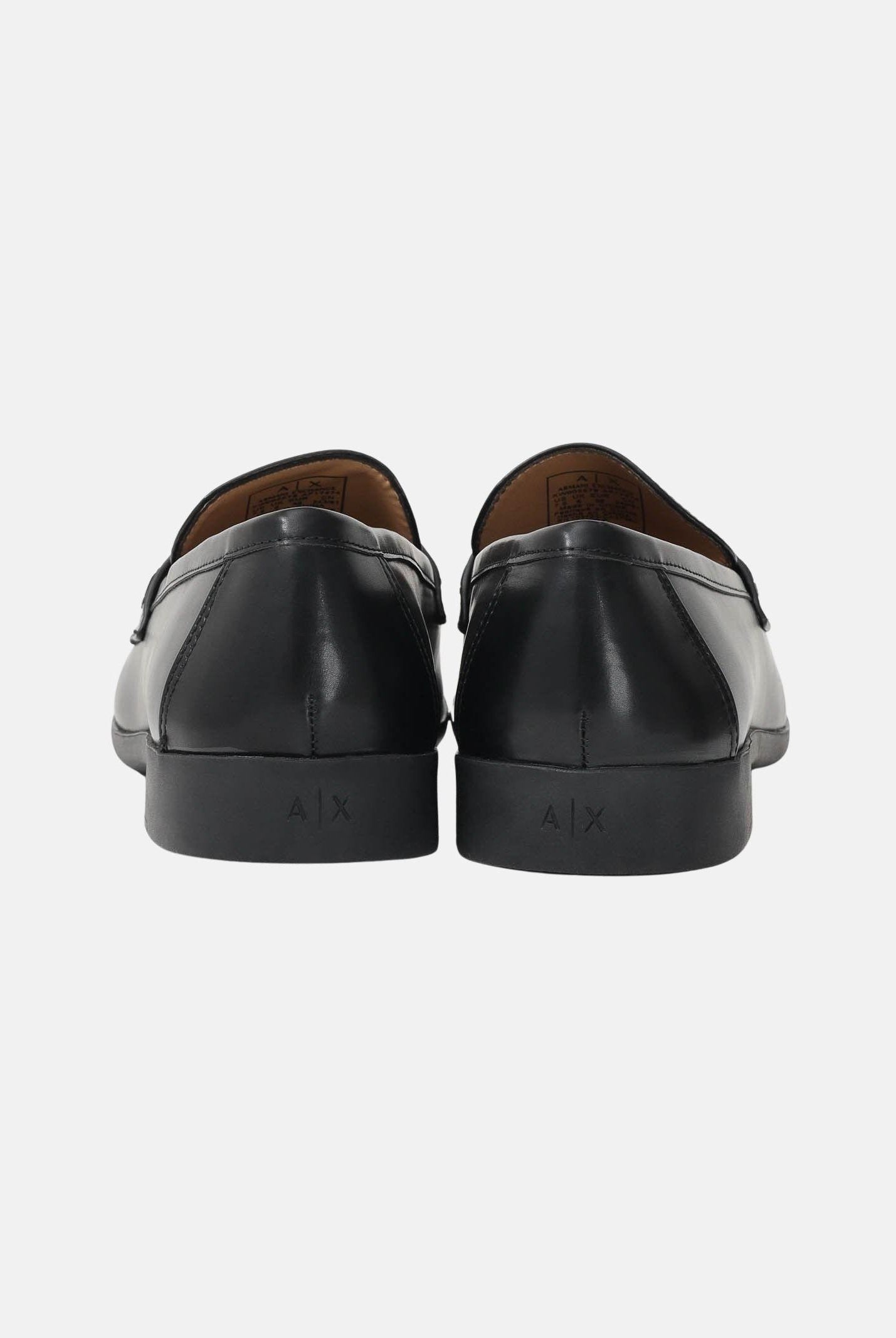 ARMANI EXCHANGE Mocassini neri da donna con logo XW002579AF17474 UC001 ARMANI EXCHANGE
