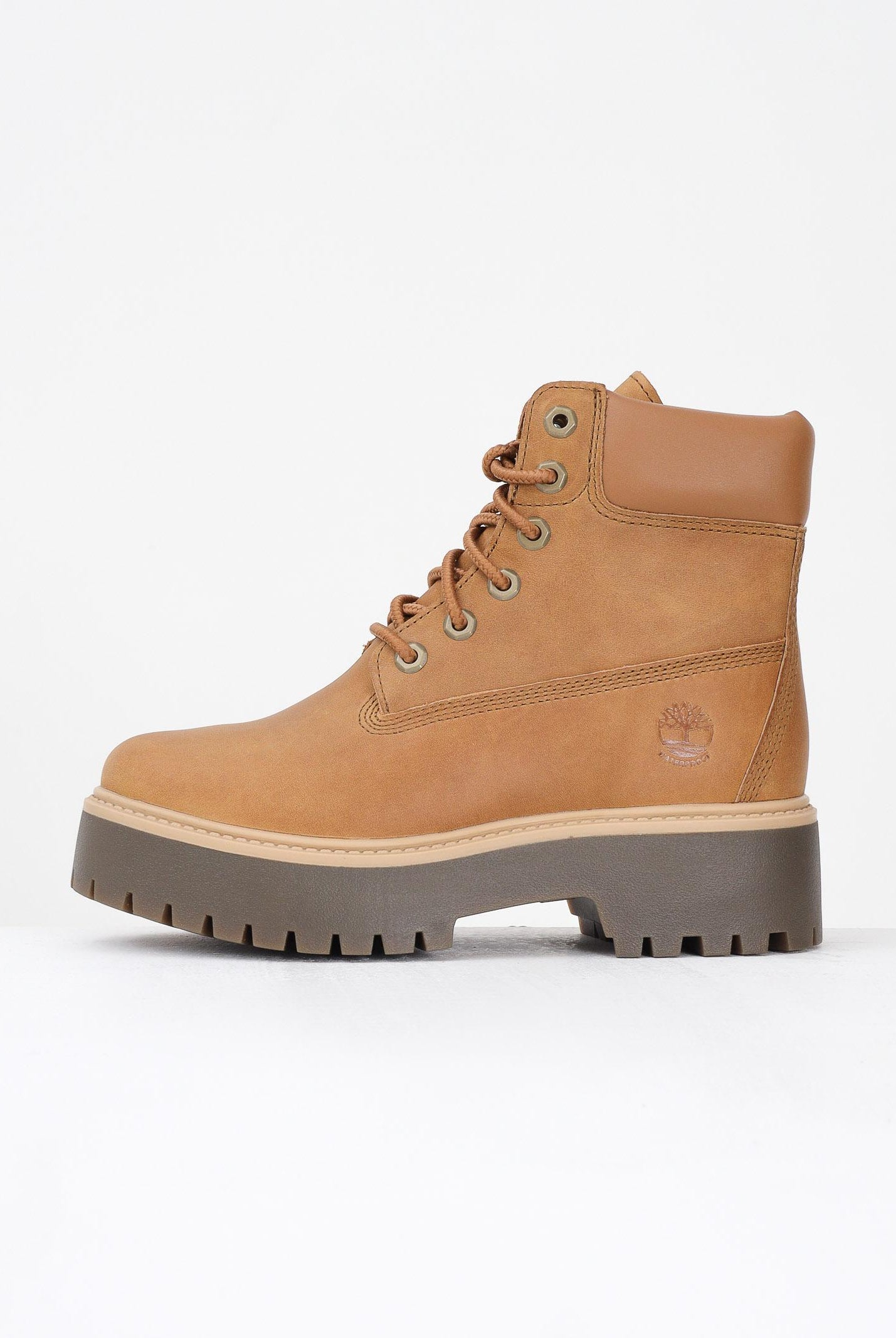 TIMBERLAND Anfibi con Plateau Stone Street 6-Inch beige da donna TB0A2H3CEN11 . TIMBERLAND