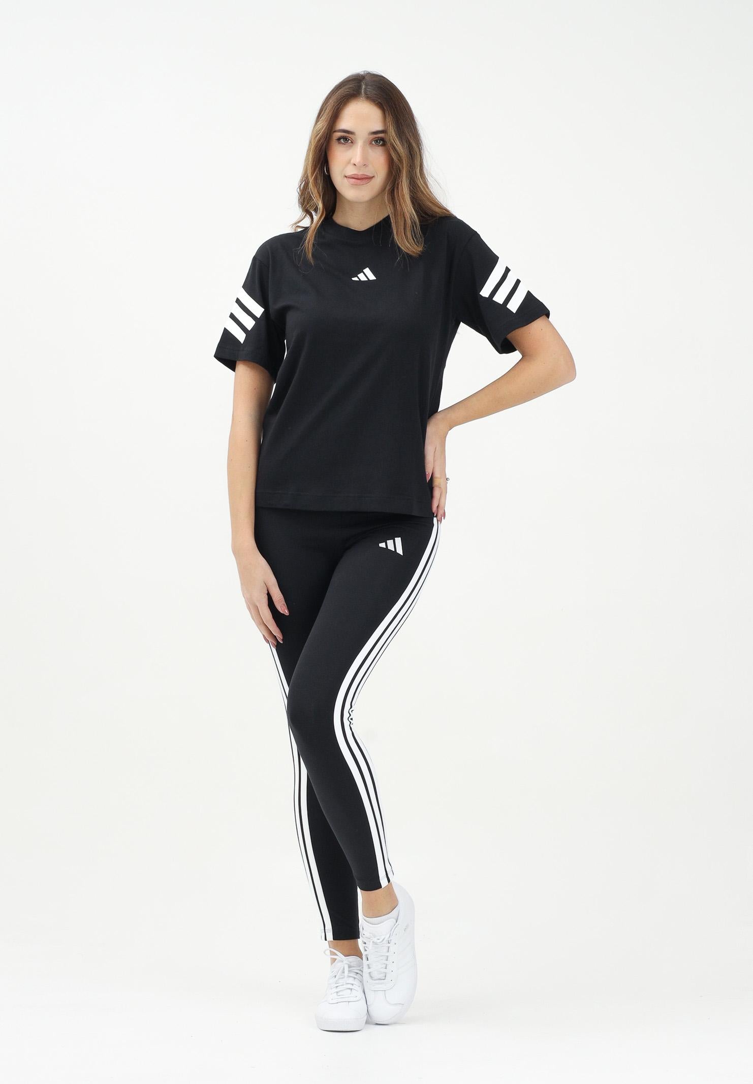 ADIDAS PERFORMANCE Leggings sportivo Essentials 3-Stripes nero da donna JE0072 ADIDAS PERFORMANCE
