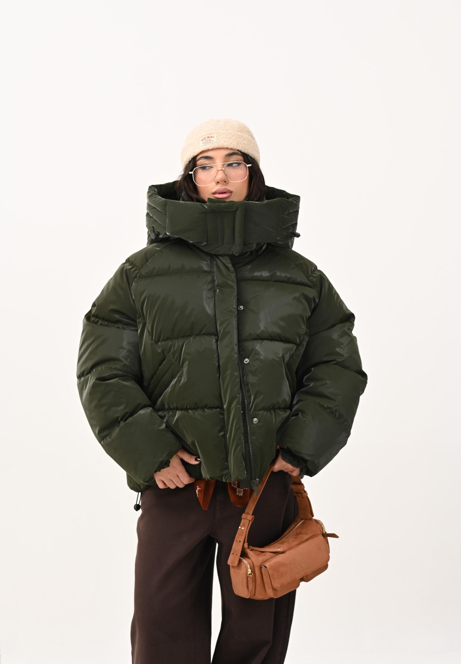 ONLY Piumino verde militare da donna 15351969 Rosin ONLY