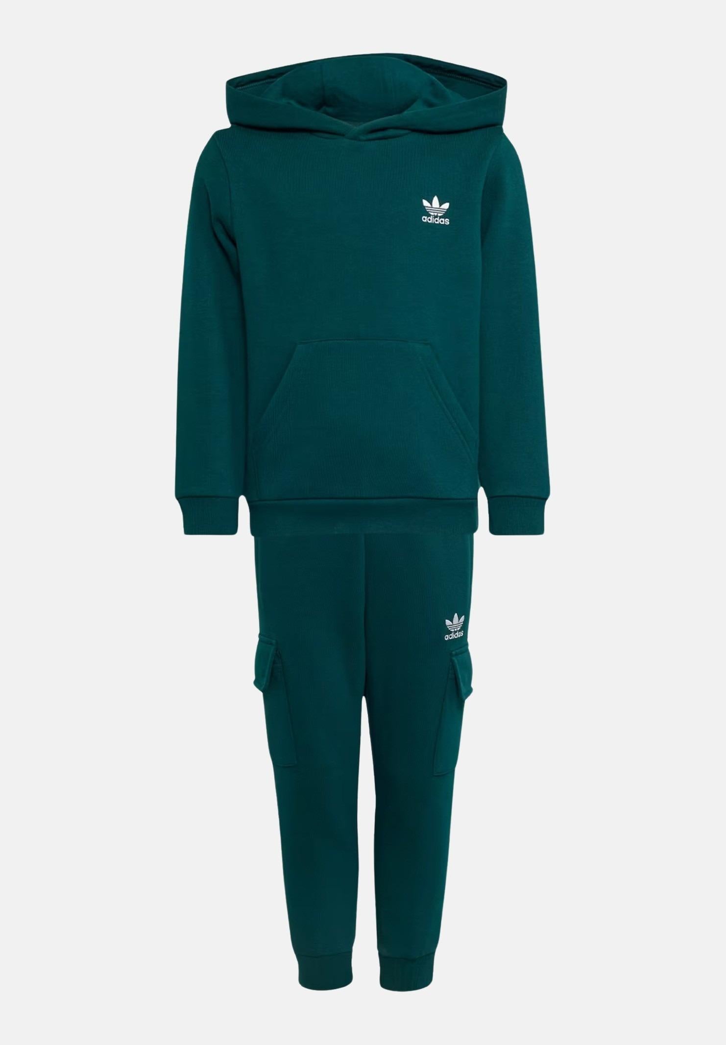 ADIDAS ORIGINALS Tuta Cargo verde per bambino e bambina JY4877 ADIDAS ORIGINALS