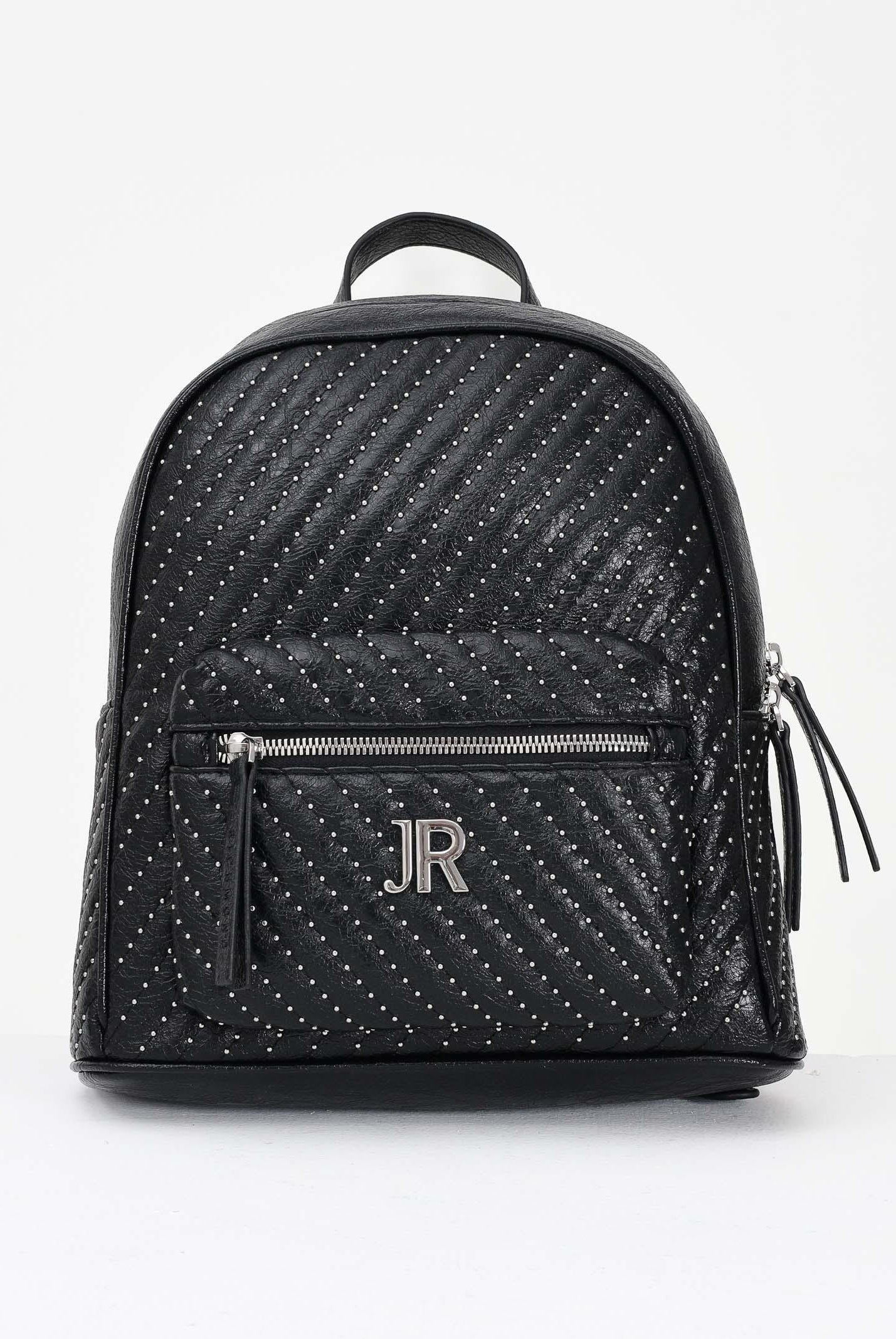 RICHMOND Zaino nero da donna con lavorazione trapuntata e micro borchie RWA25238ZA ARG RICHMOND