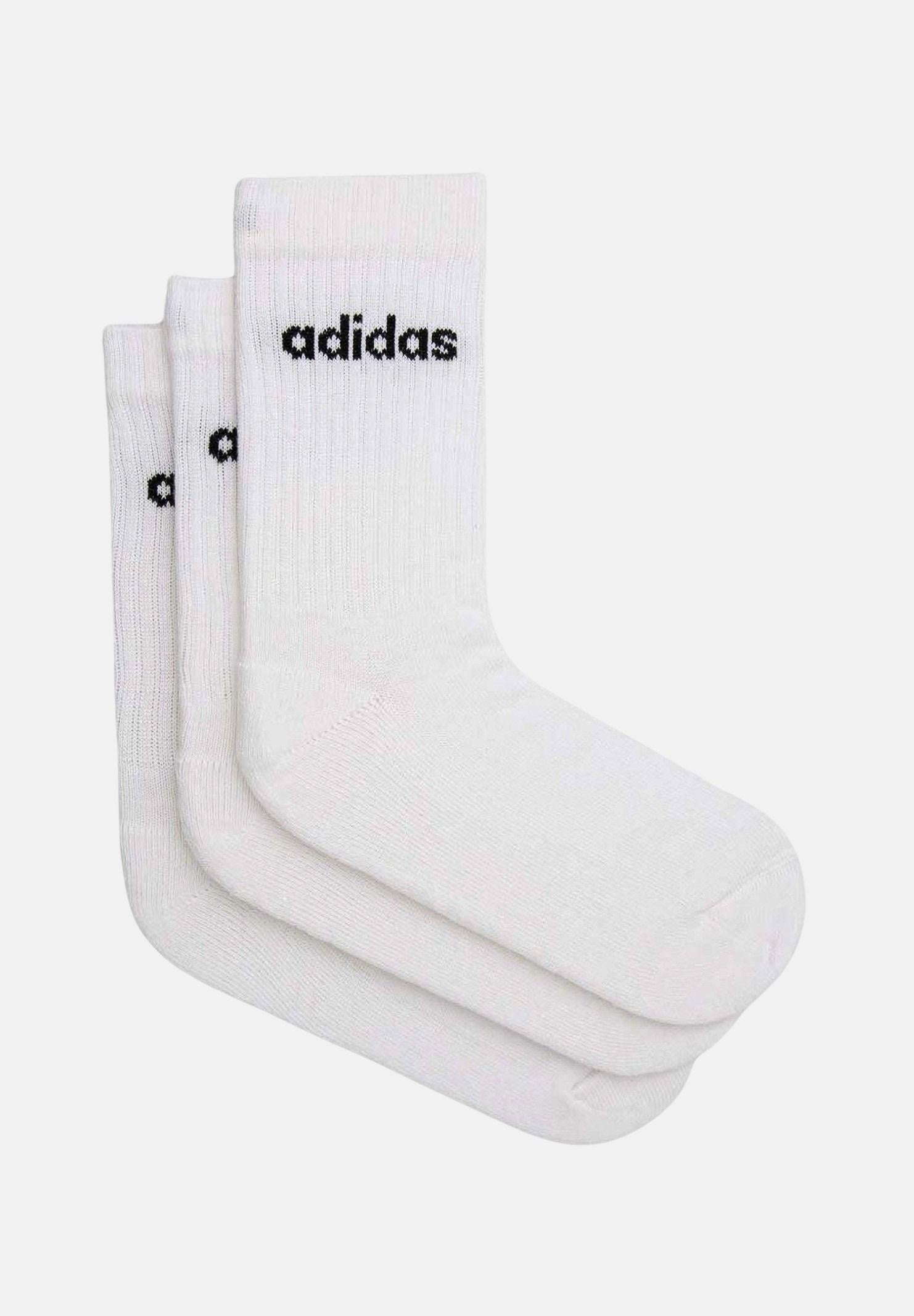 ADIDAS PERFORMANCE Calzini Linear Cushioned (3 paia) bianchi per uomo e donna HT3455 . ADIDAS PERFORMANCE