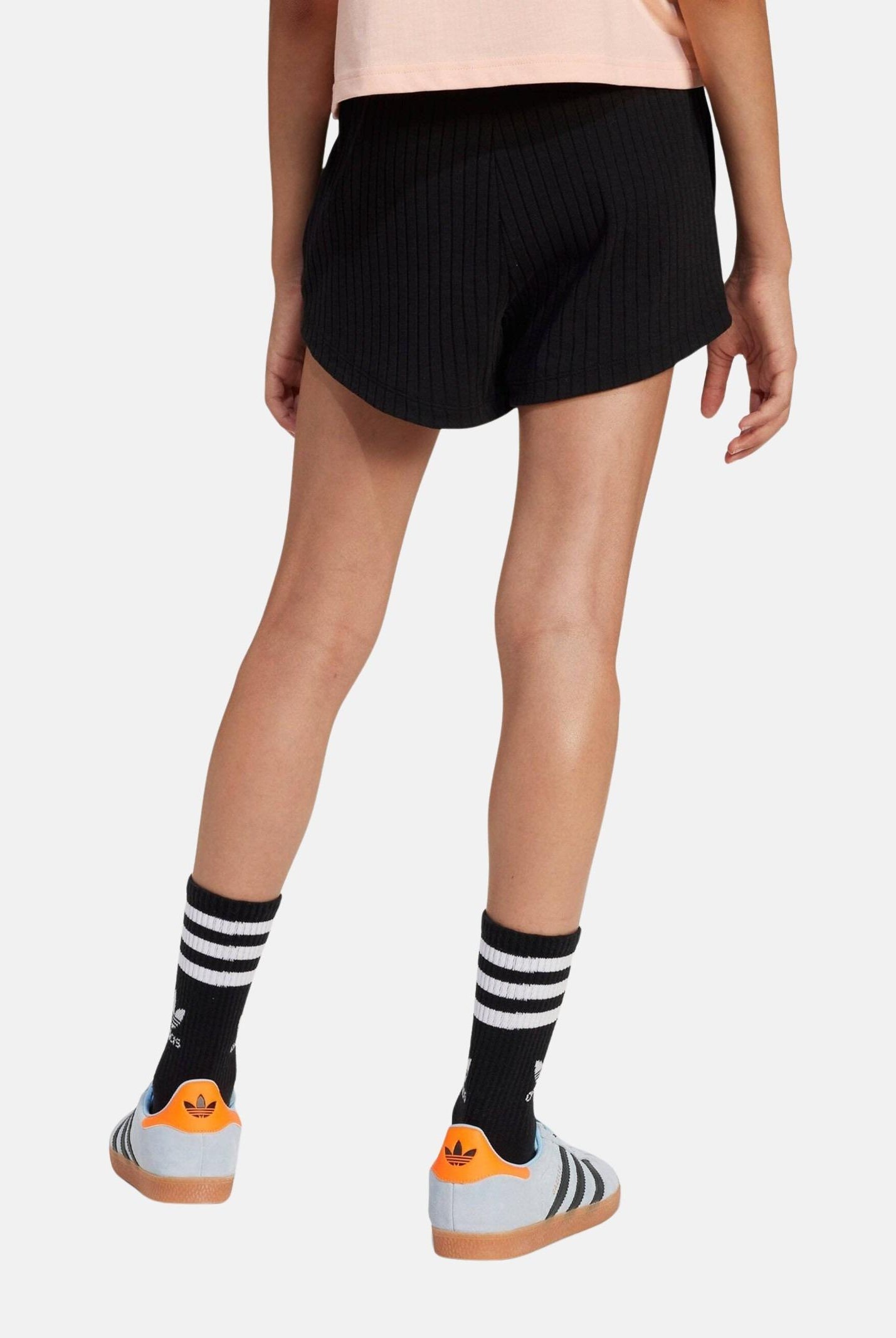 ADIDAS ORIGINALS Shorts sportivo Ribbed nero da bambina JC8433 . ADIDAS ORIGINALS