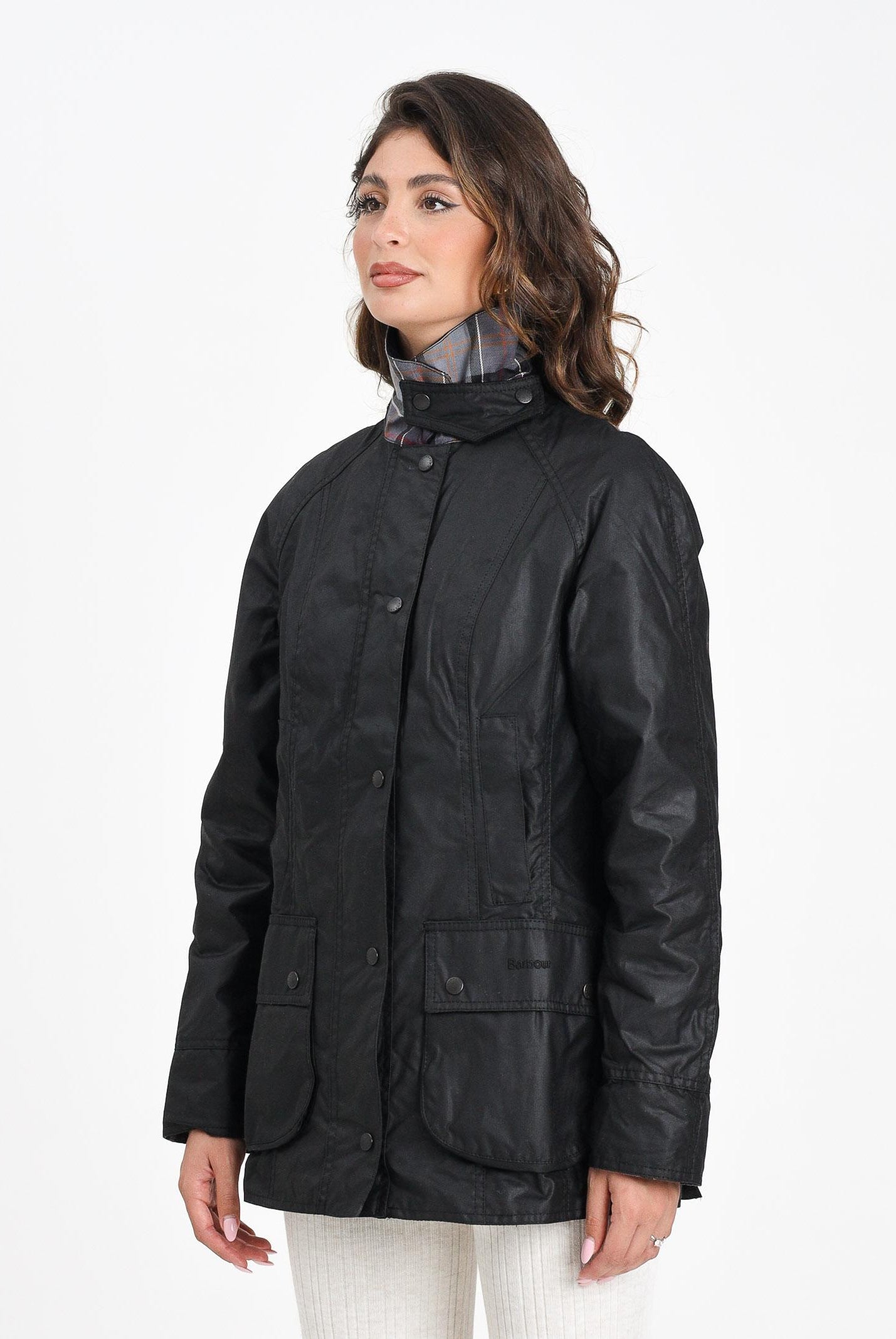 BARBOUR Giubbotto Beadnell nero da donna 252MLWX0667 BK11 BARBOUR