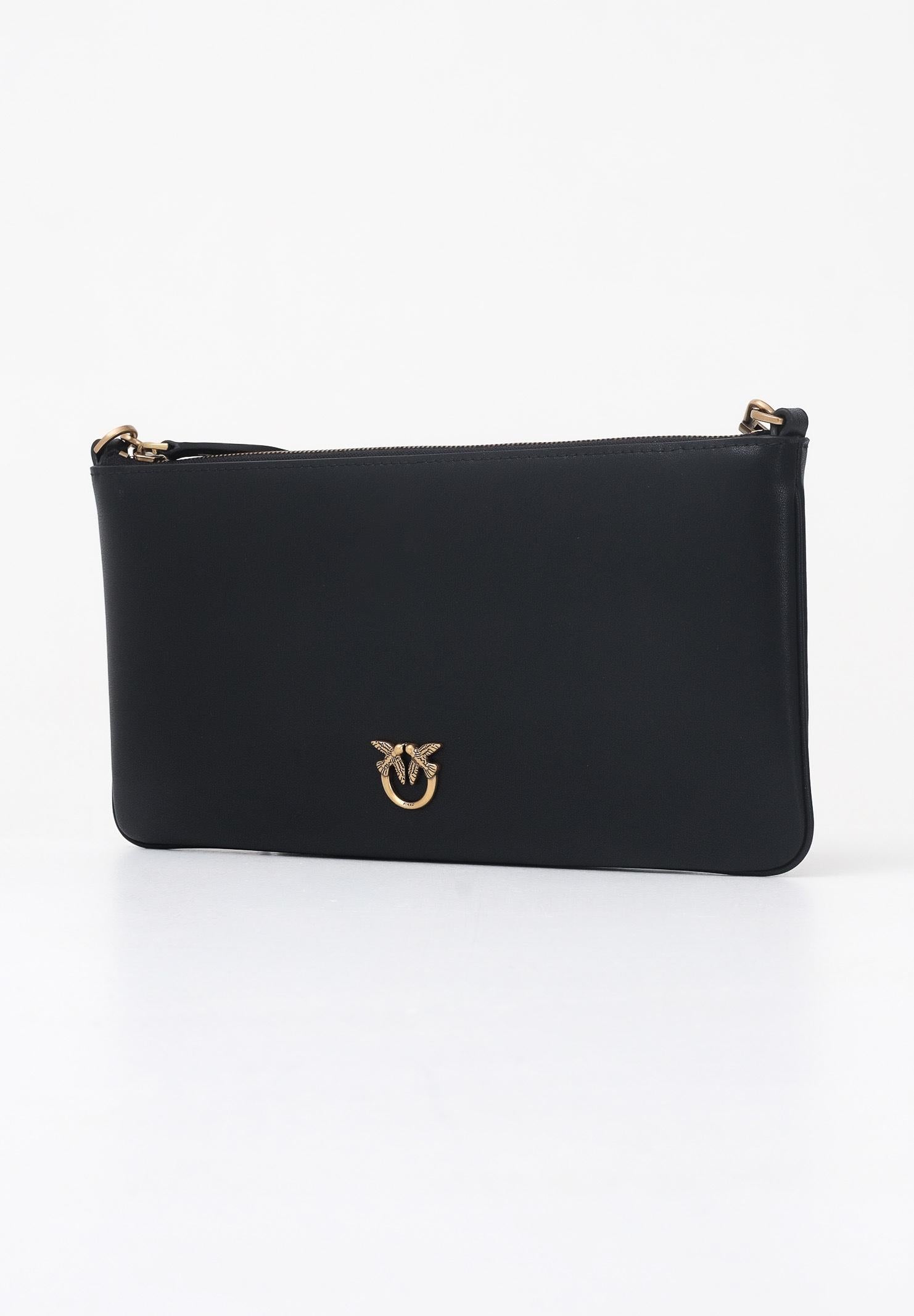 PINKO Pochette Horizontal Flat Bag nera da donna 102747A0F1 Z99Q PINKO