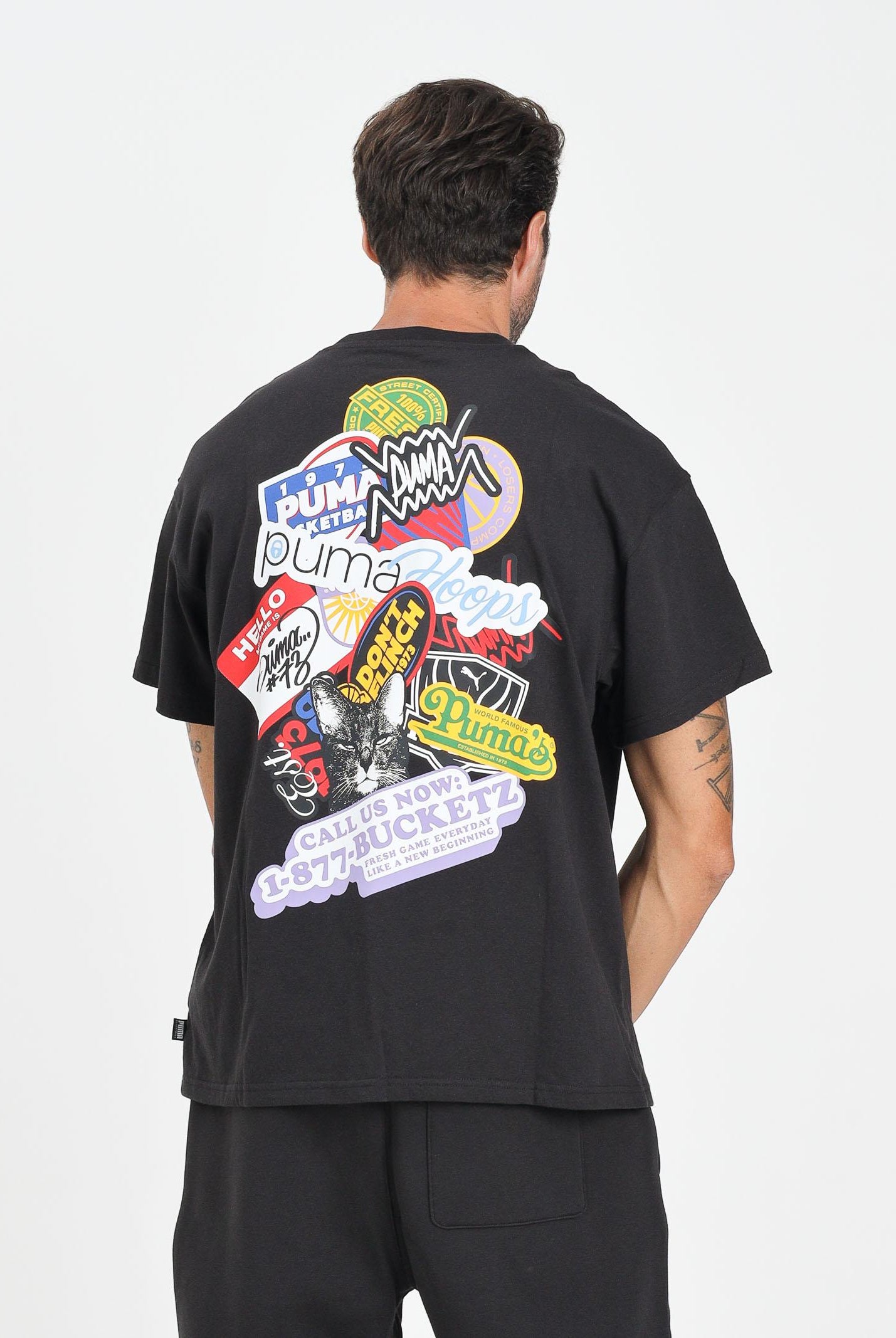 PUMA T-shirt a manica corta HooperHotline I nera da uomo 632835 02 PUMA