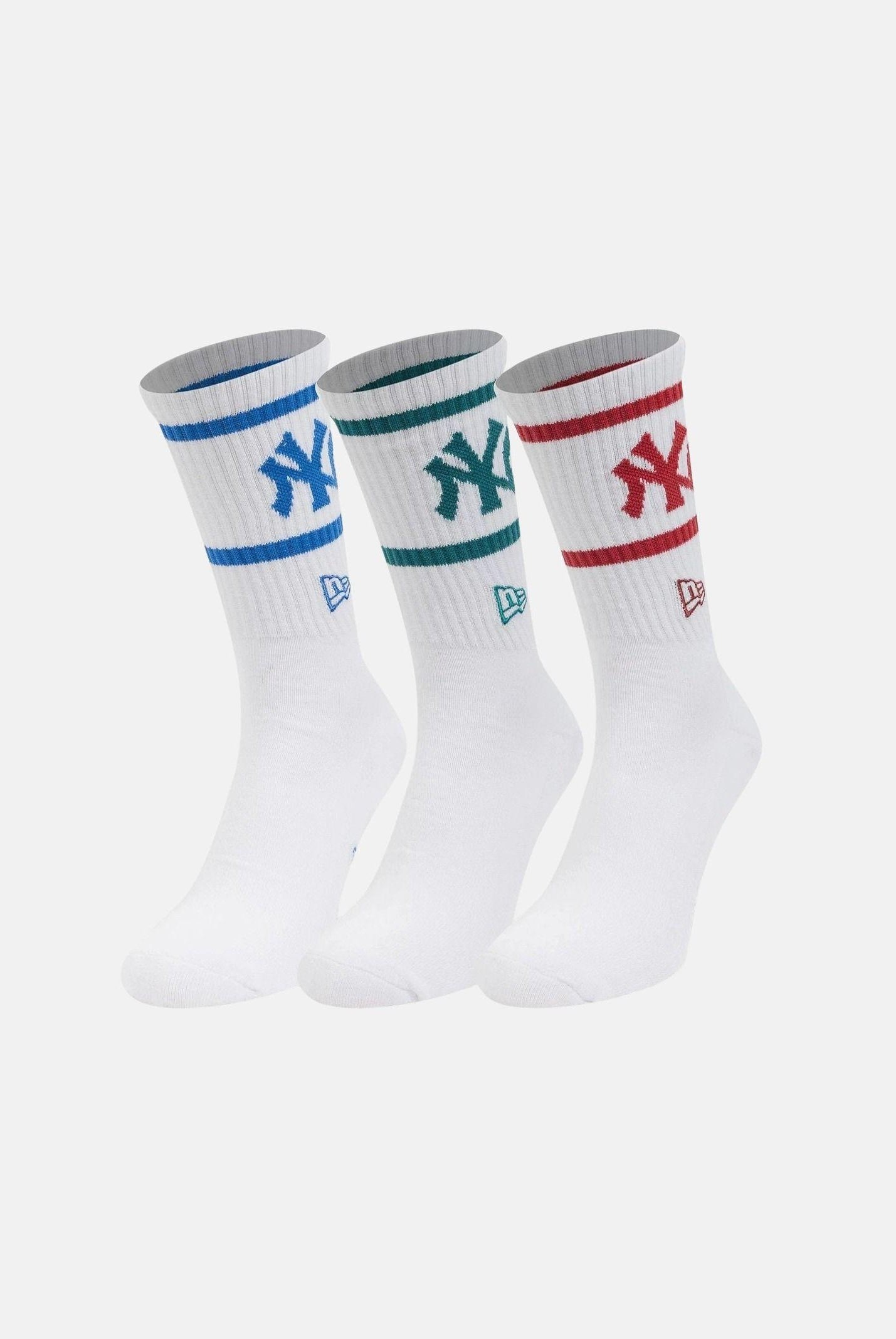 NEW ERA Calzini (3paia) New York Yankees MLB bianchi per uomo e donna 60771259 . NEW ERA