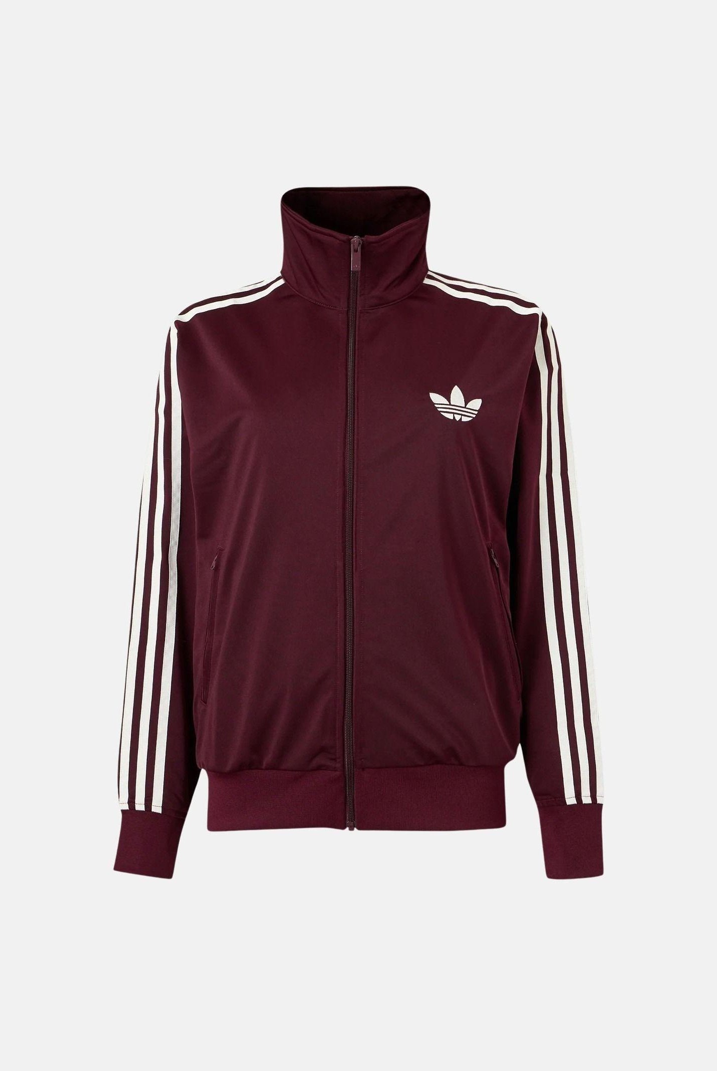 ADIDAS ORIGINALS Felpa con zip FIREBIRD bordeaux da donna KD1326 . ADIDAS ORIGINALS