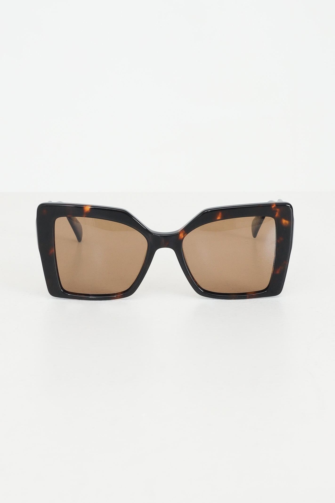 Occhiali da sole marroni da donna con montatura squadrata tartarugata 700224 03 CRISTIAN LEROY