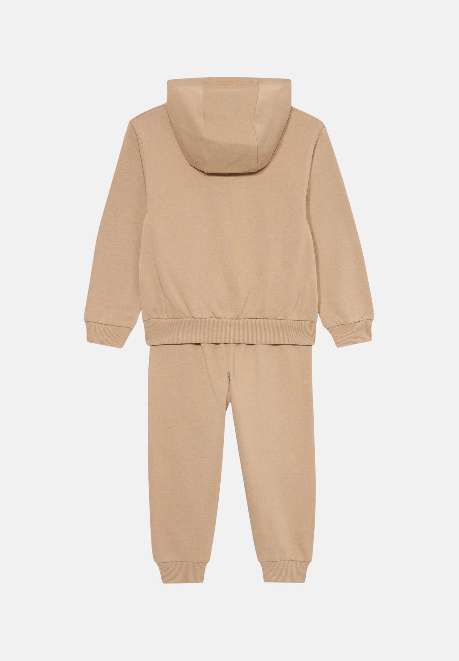 NIKE Tuta beige per bambino e bambina con logo 86M485 X0L NIKE