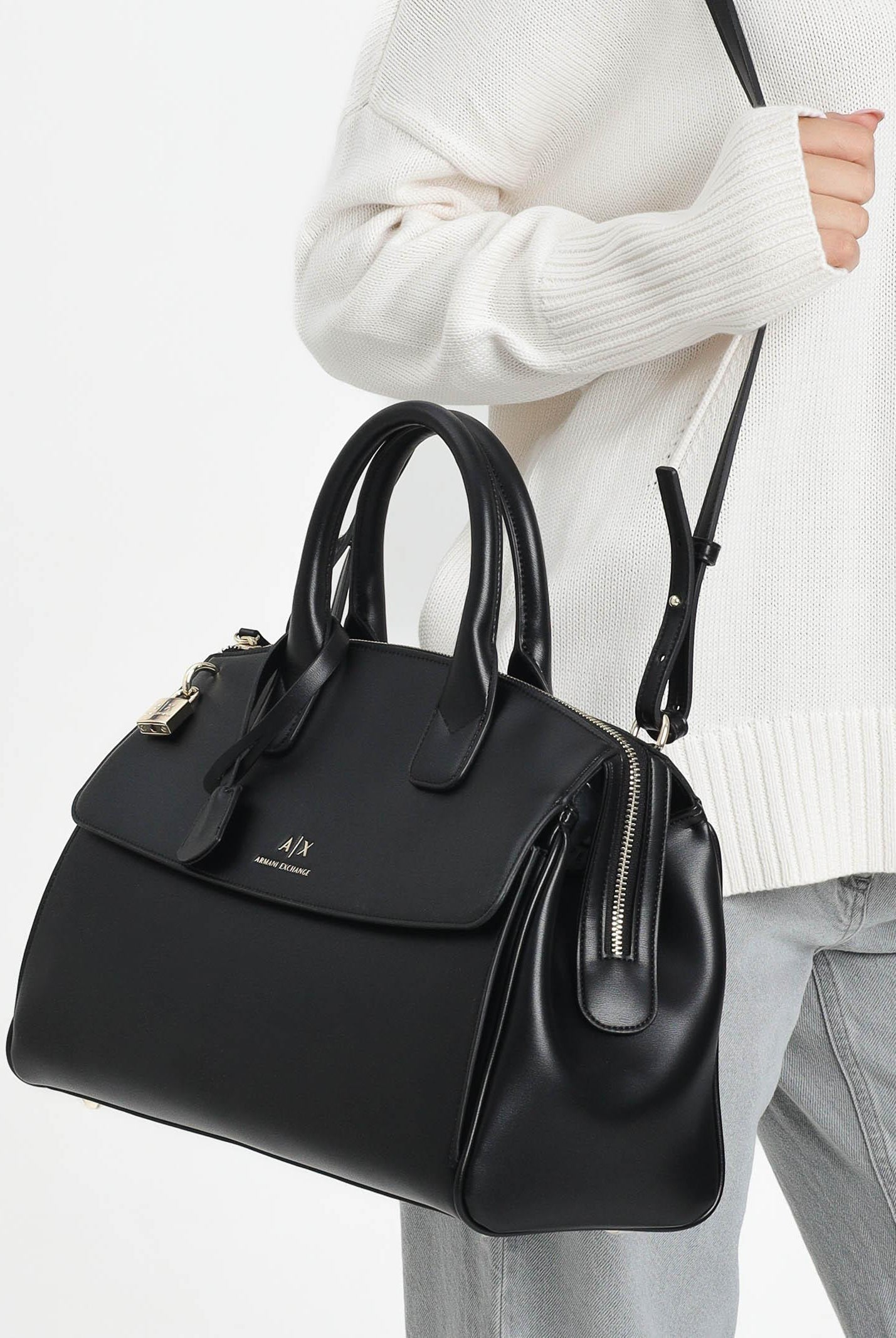 ARMANI EXCHANGE Shopper Boston nera da donna XW000382AF12040 UC001 ARMANI EXCHANGE