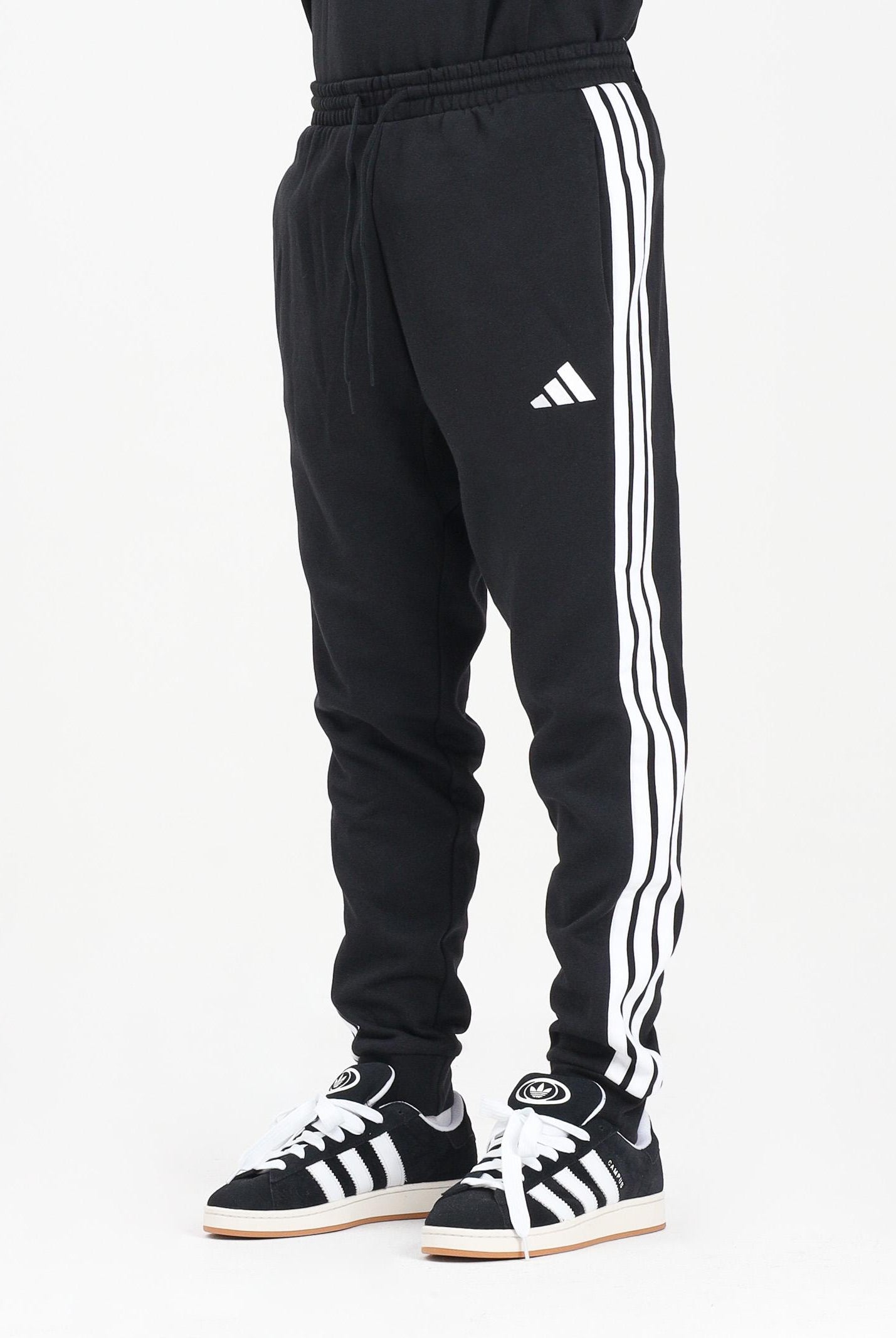 ADIDAS PERFORMANCE Pantalone sportivo Essentials 3-Stripes Fleece nero da uomo JD1861 ADIDAS PERFORMANCE