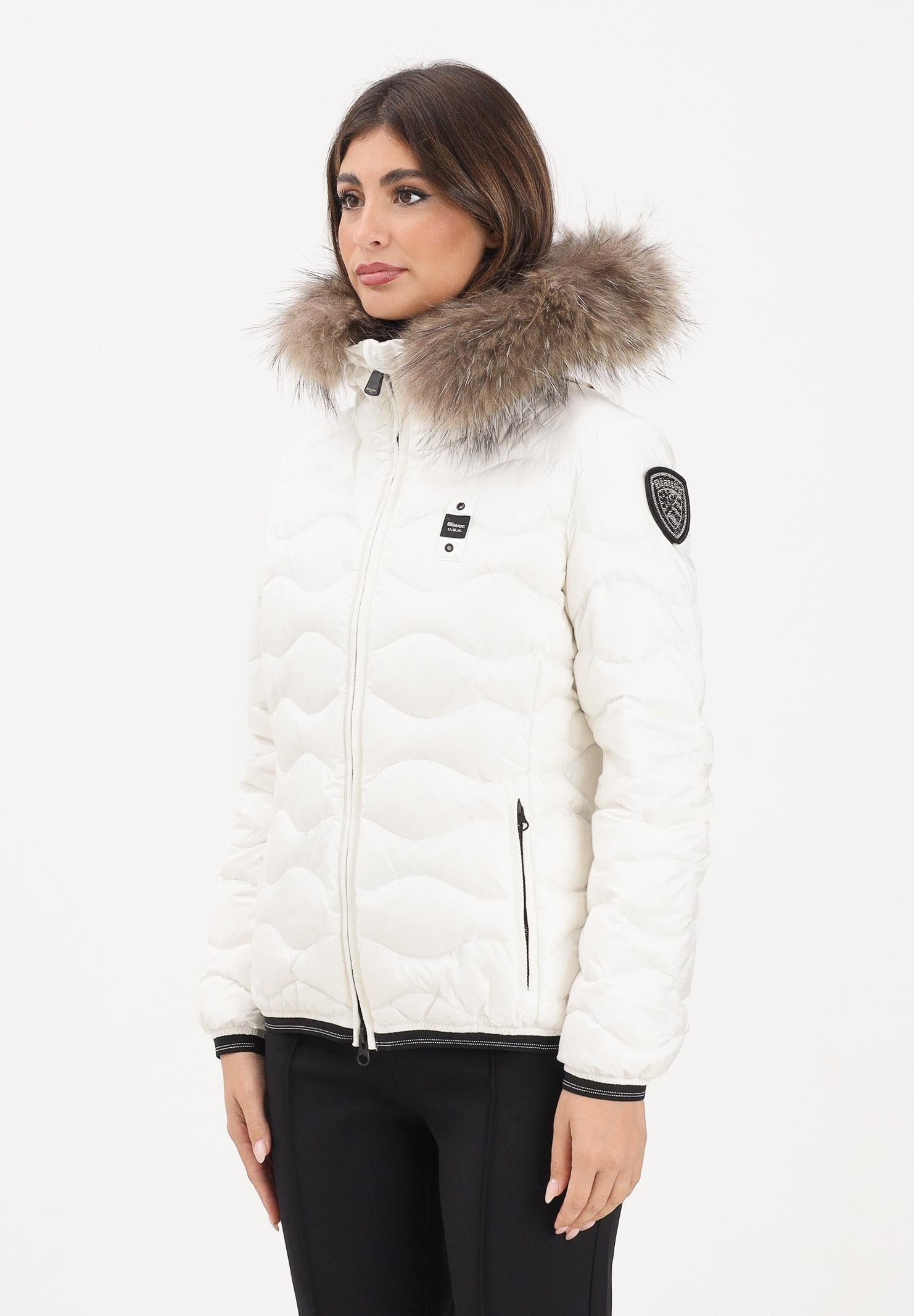 BLAUER Piumino ALDIE bianco da donna 25WBLDC03096-006047 100BI BLAUER