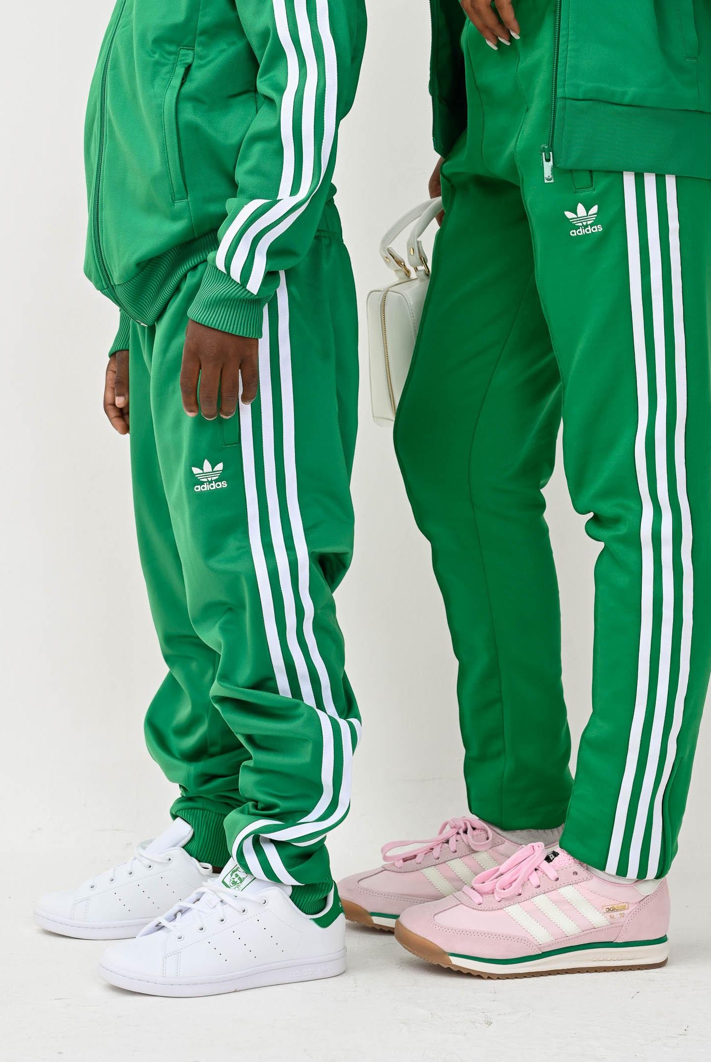 Pantalone sportivo adicolor SST verde per bambino e bambina IY7461 ADIDAS ORIGINALS
