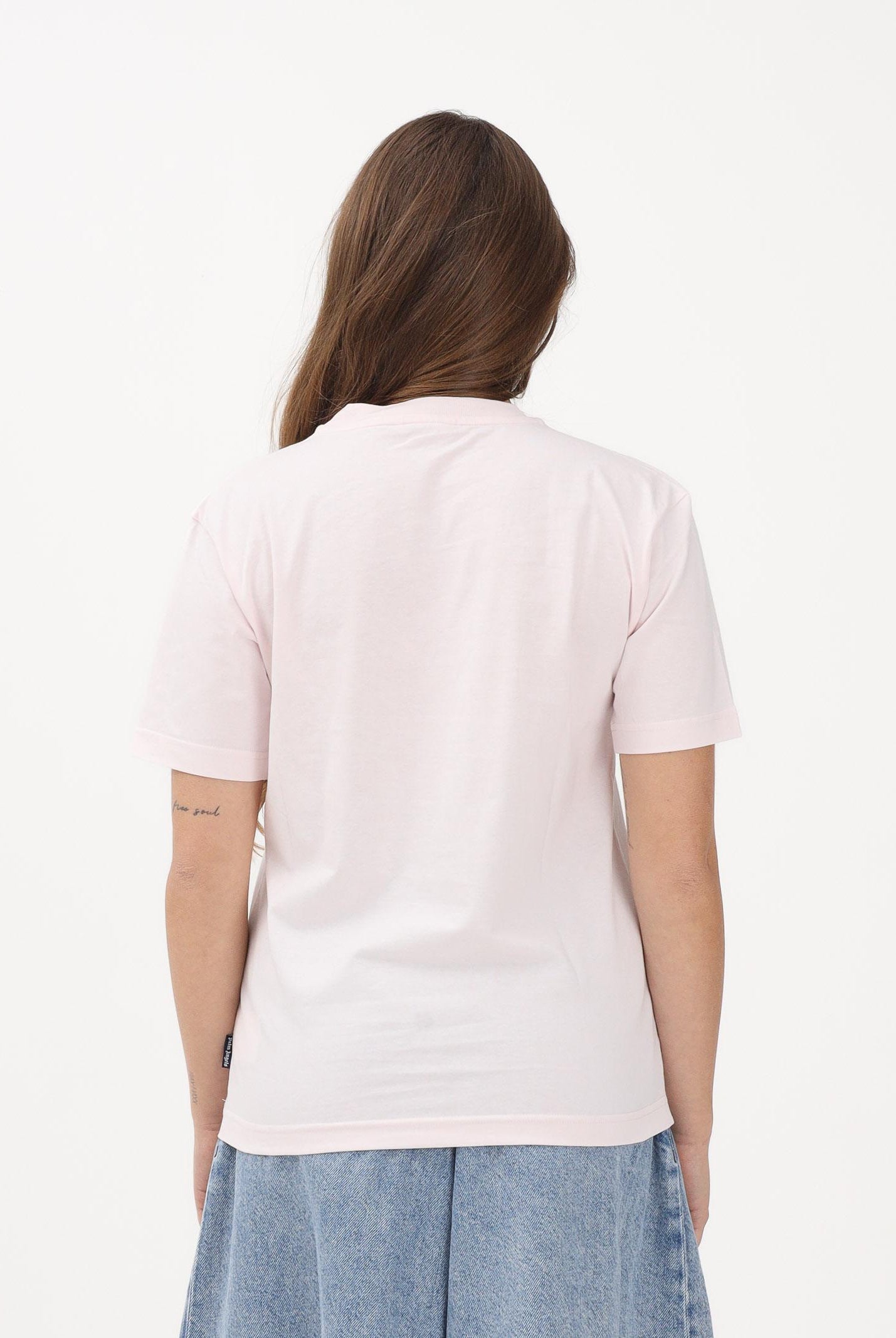 PALM ANGELS T-shirt a manica corta rosa per donna, ragazze e bambine con stampa teddy PGAA002S26JER006 042 PALM ANGELS