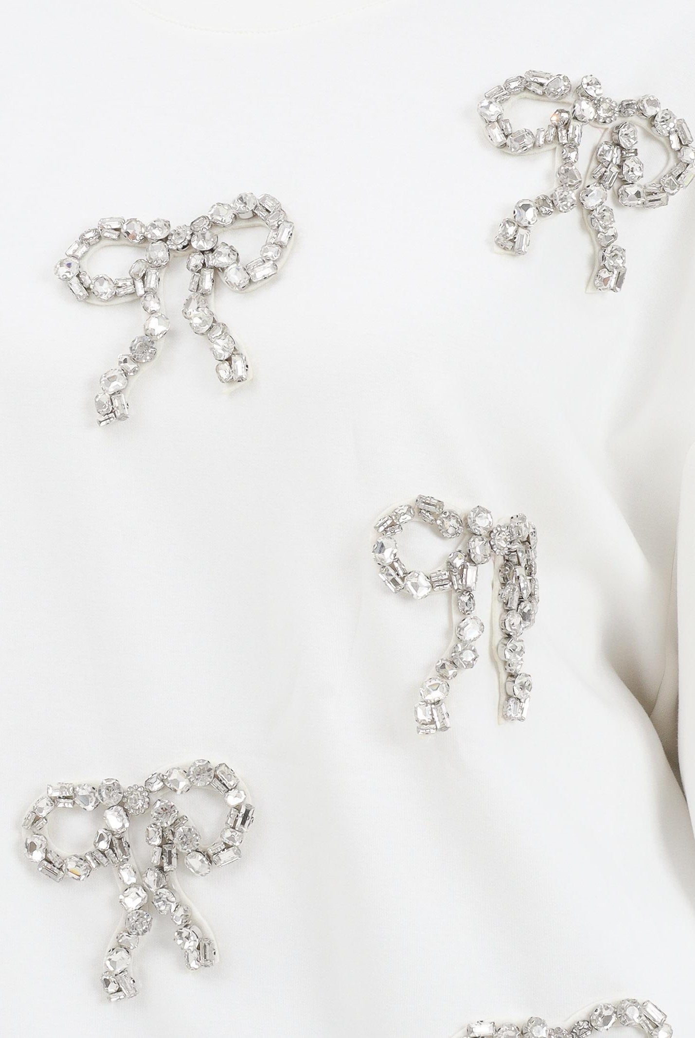 ODI ODI Felpa girocollo Nogara bianca da donna con applicazioni NOGARA734W5 D7 ODI ODI