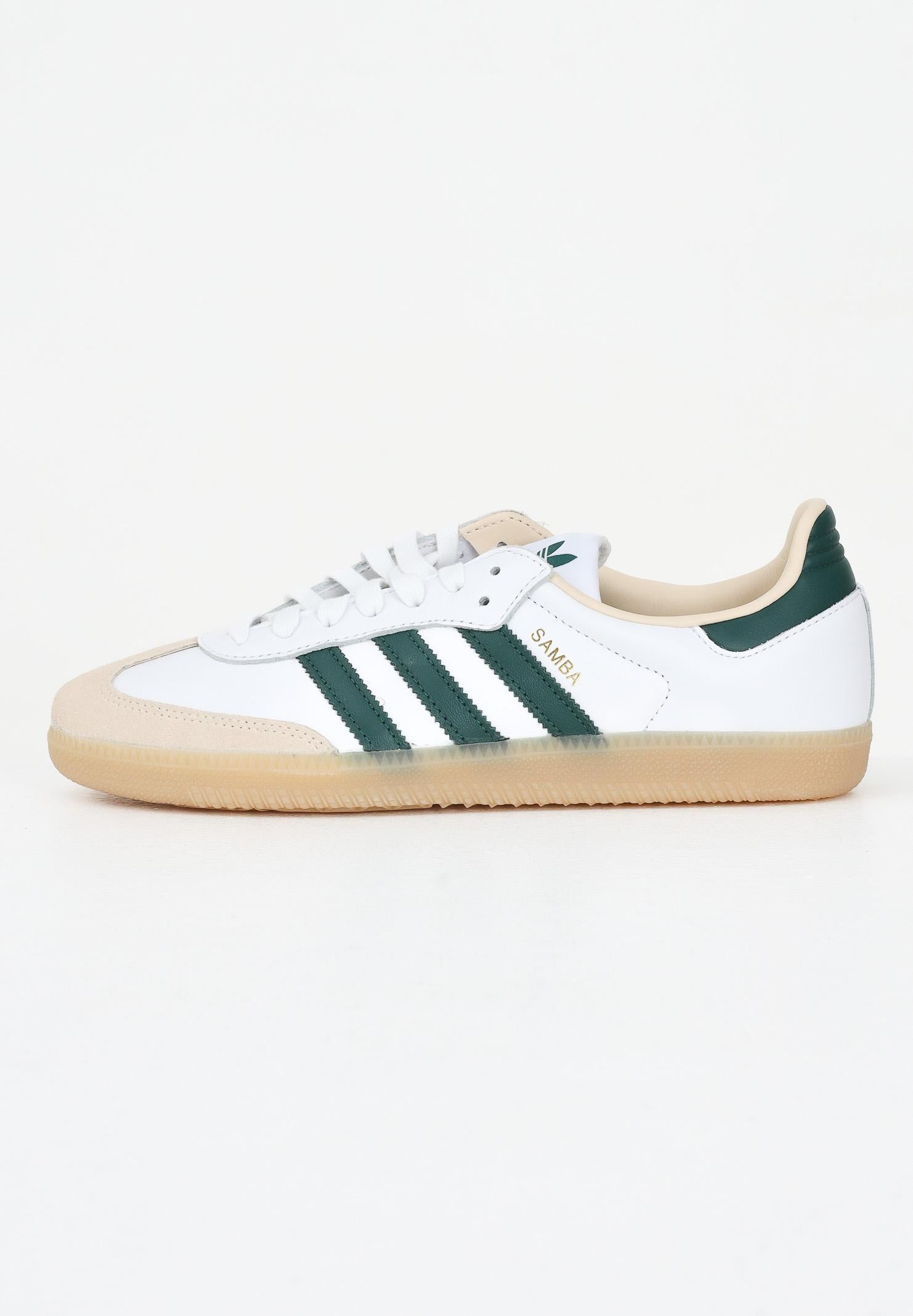 ADIDAS ORIGINALS Sneakers Samba OG bianche e verdi da uomo JS3831 ADIDAS ORIGINALS