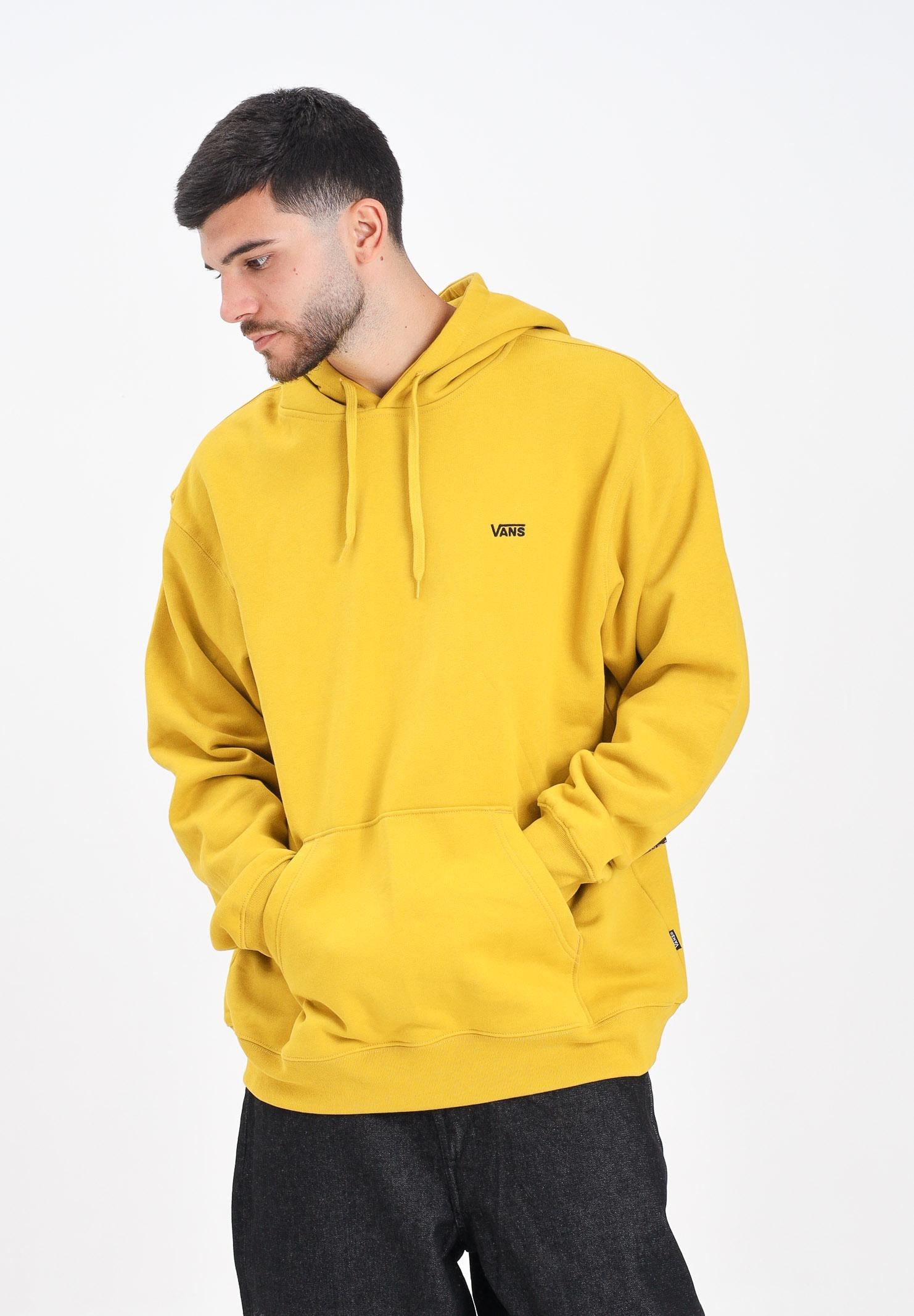 VANS Felpa con cappuccio Left Chest II senape da uomo VN000P21EMX1 . VANS