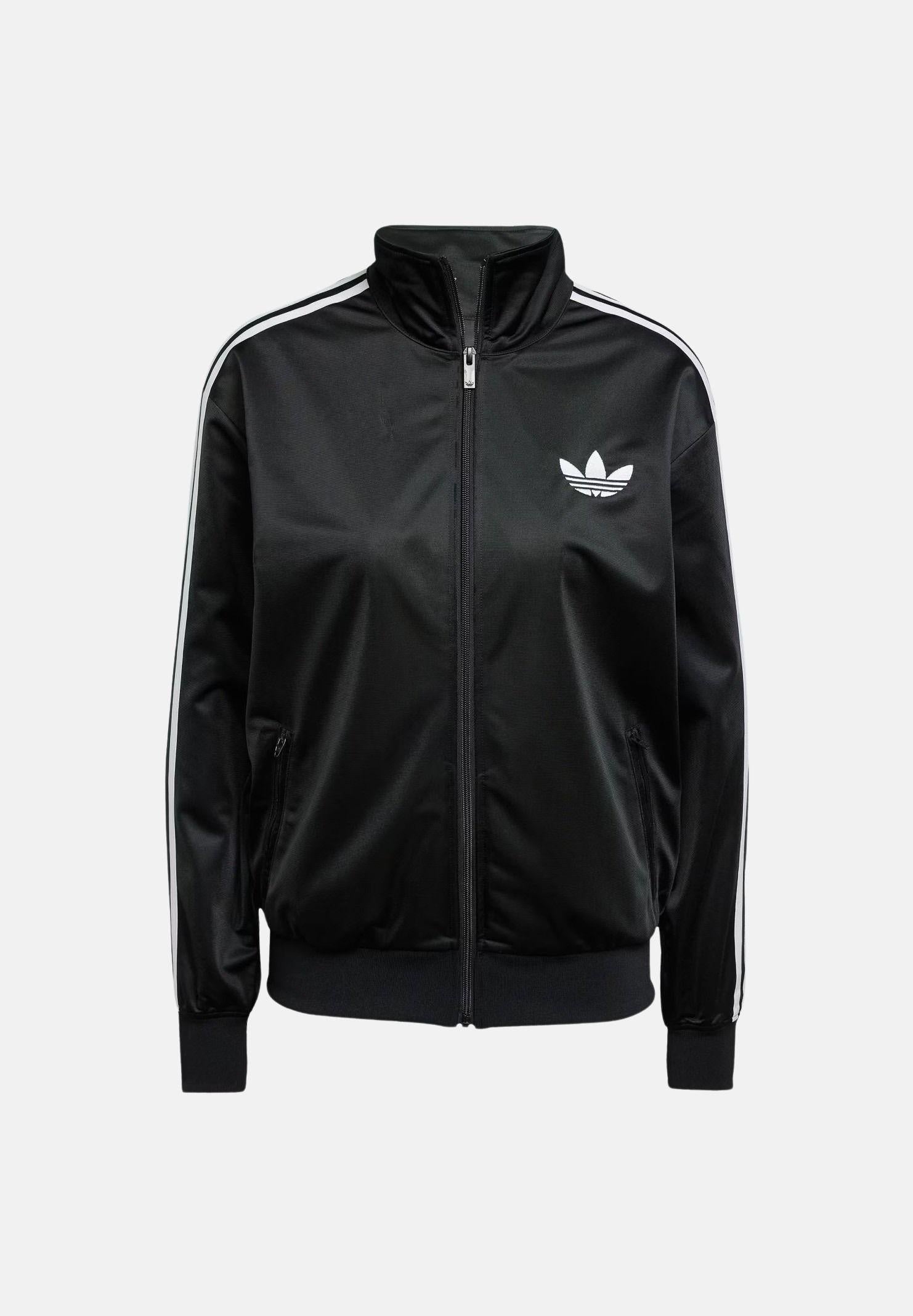 ADIDAS ORIGINALS Felpa con zip Adicolor Classic Firebird Loose nera da donna JC8251 . ADIDAS ORIGINALS