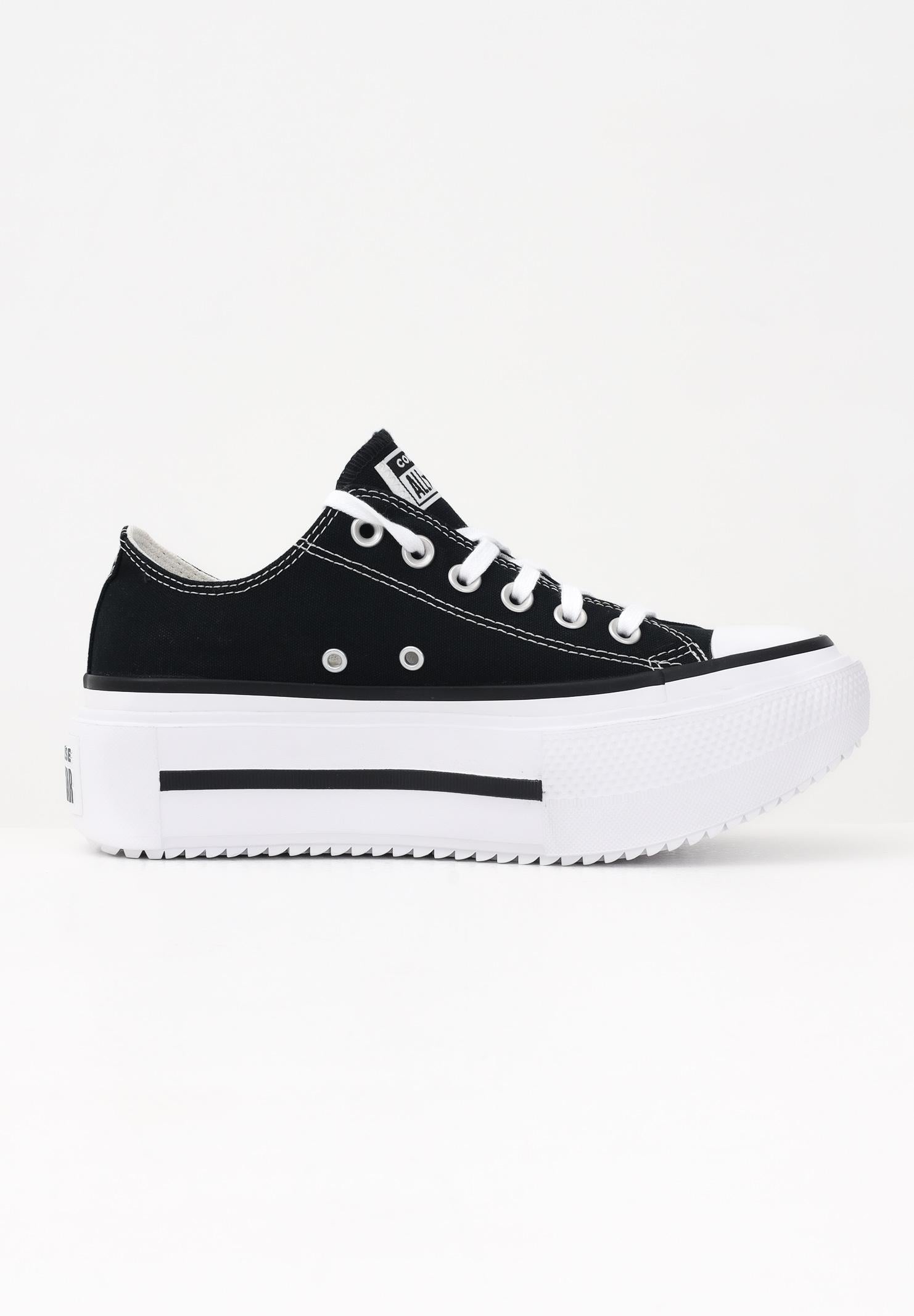 CONVERSE Sneakers Chuck Taylor All Star Lift Double Stack Platform nere da donna A15490C . CONVERSE